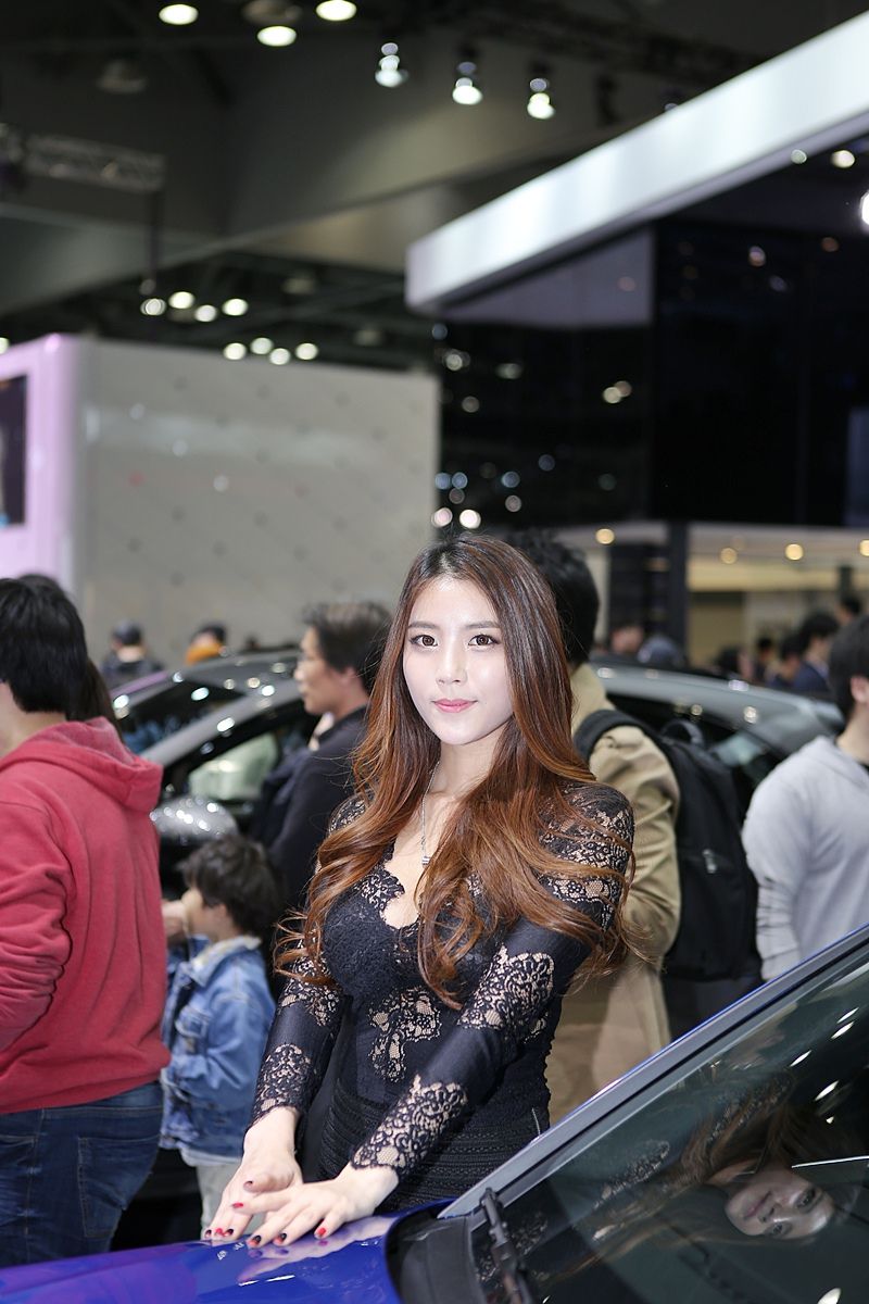 韩国车模车贞儿(???)《车展图片蕾丝系列》合辑  第24张