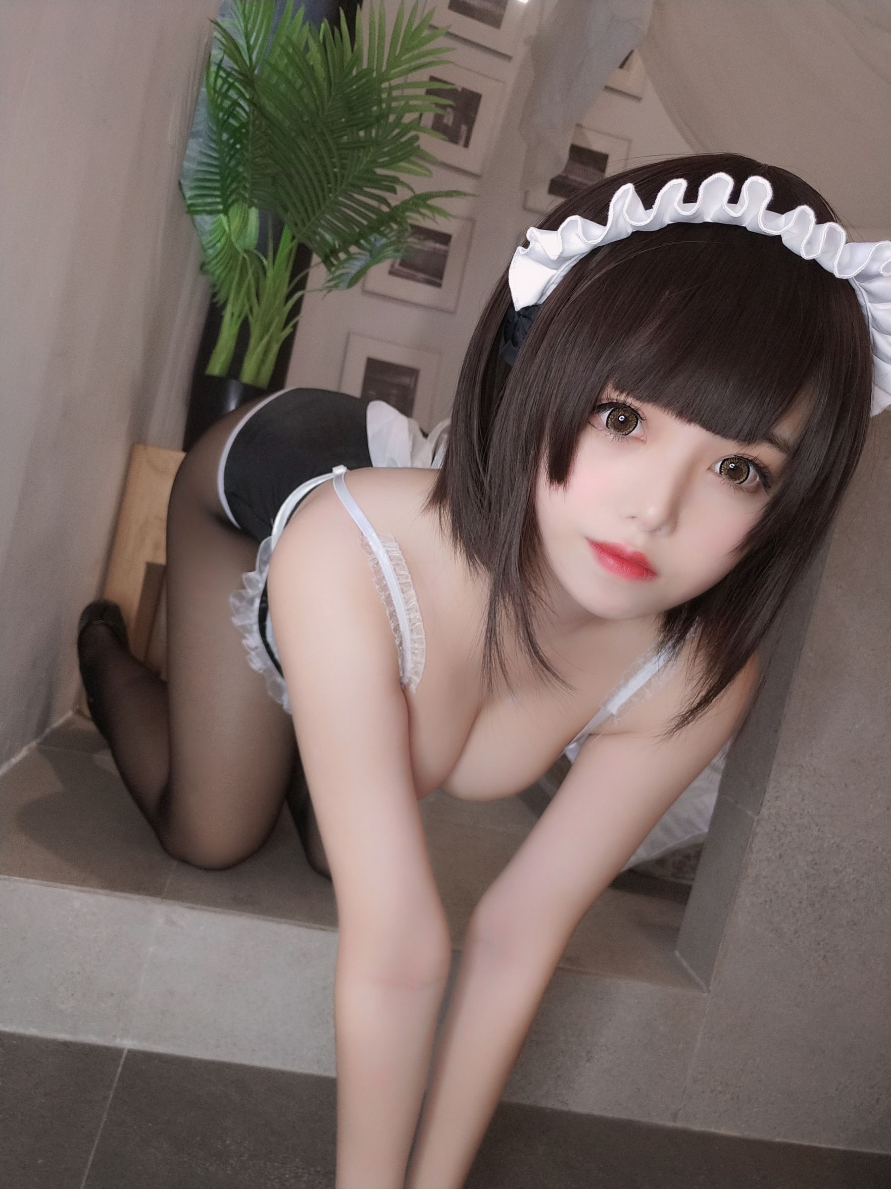 [Cosplay] 萌系小姐姐蜜汁猫裘 - 女仆  第4张