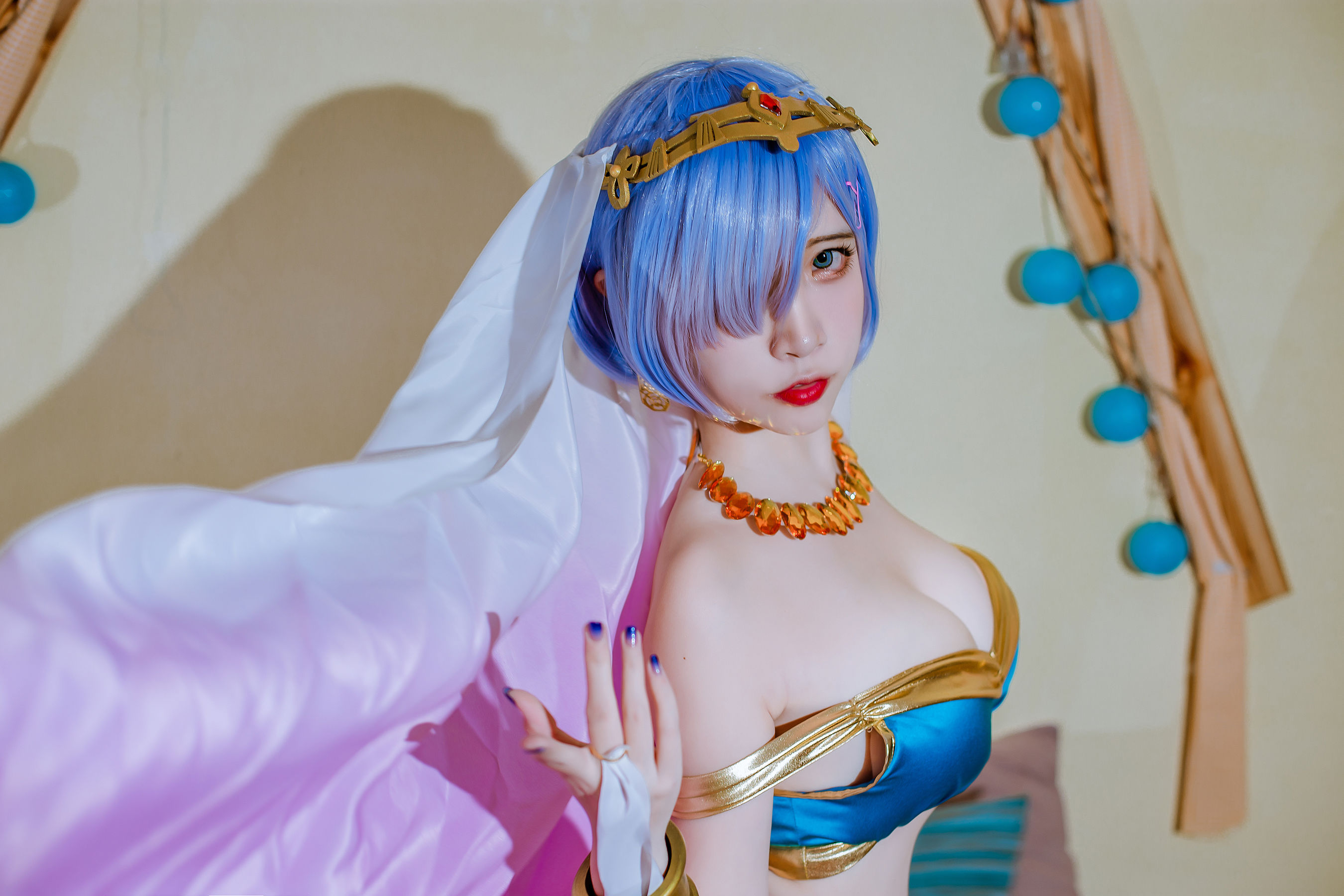 [Cosplay] 人气Coser二佐Nisa - 蕾姆舞娘  第4张