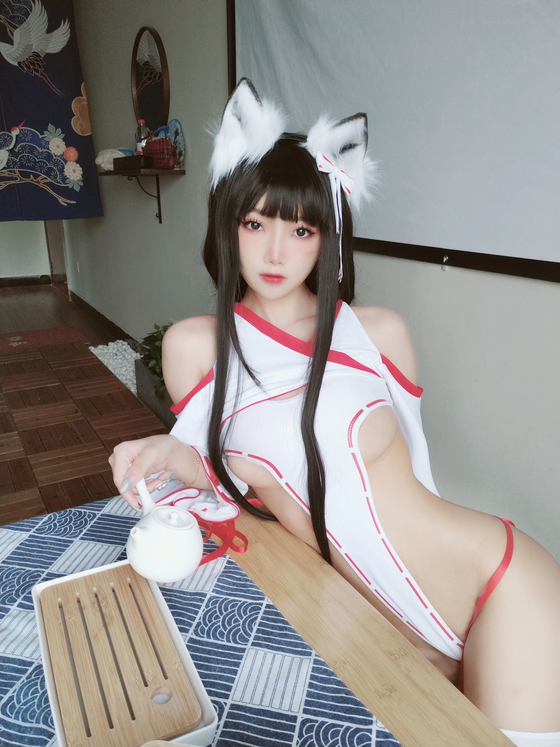 [网红COSER] 白嫩美少女鬼畜瑶 - 狐耳女巫  第6张