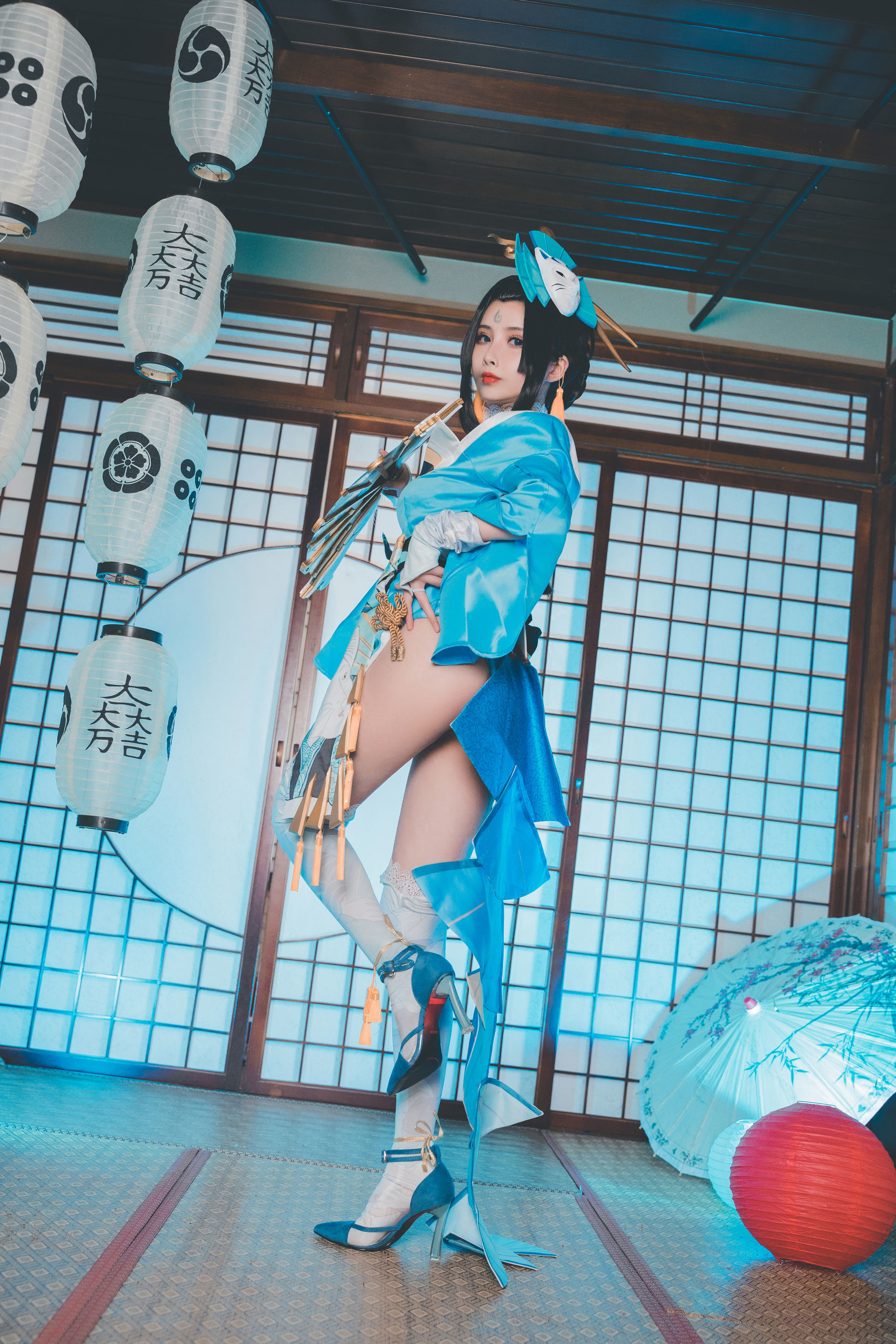 [网红COSER] COS福利rioko凉凉子 - 不知火舞魅语  第19张