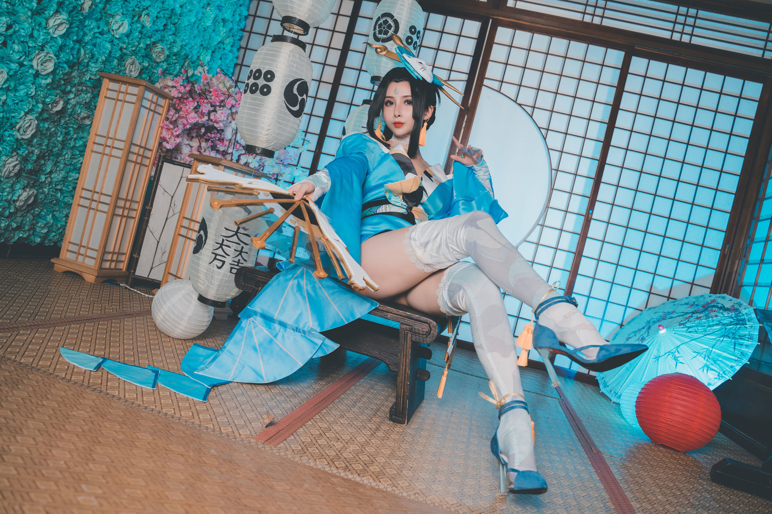 [网红COSER] COS福利rioko凉凉子 - 不知火舞魅语  第5张