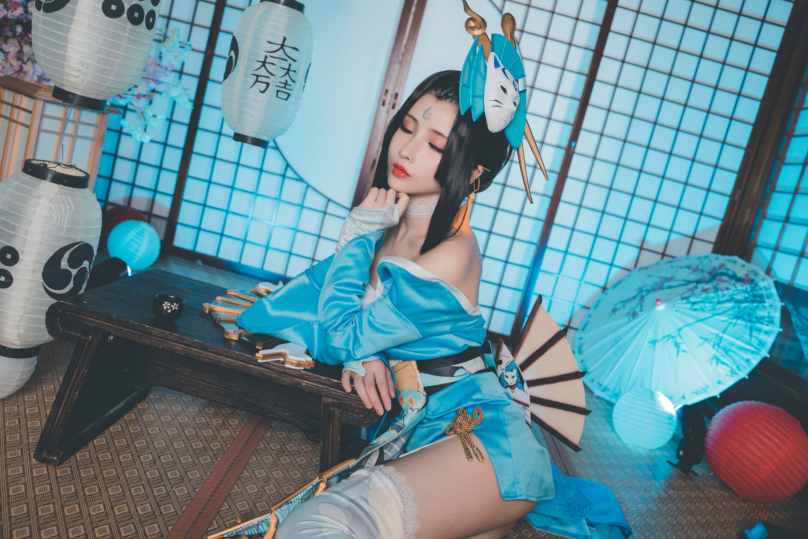 [网红COSER] COS福利rioko凉凉子 - 不知火舞魅语  第6张