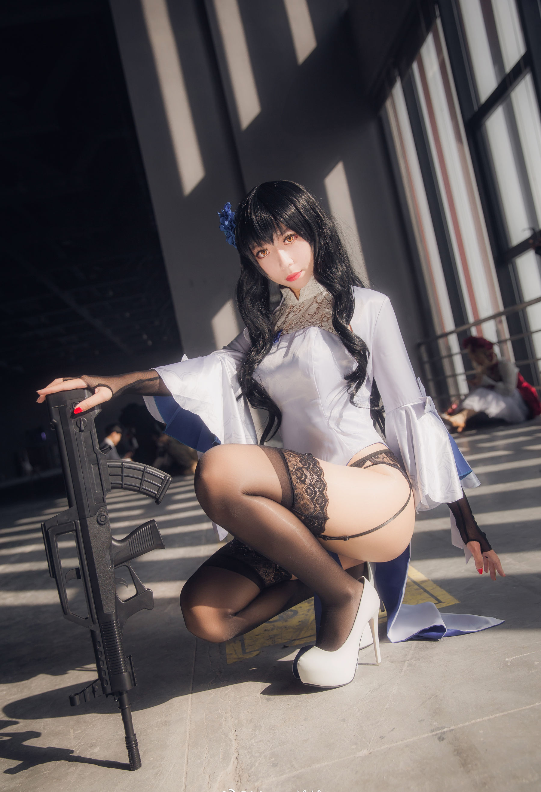 [Cosplay写真] 动漫博主Money冷冷 - 95式玉玲珑-黑呆女仆  第18张