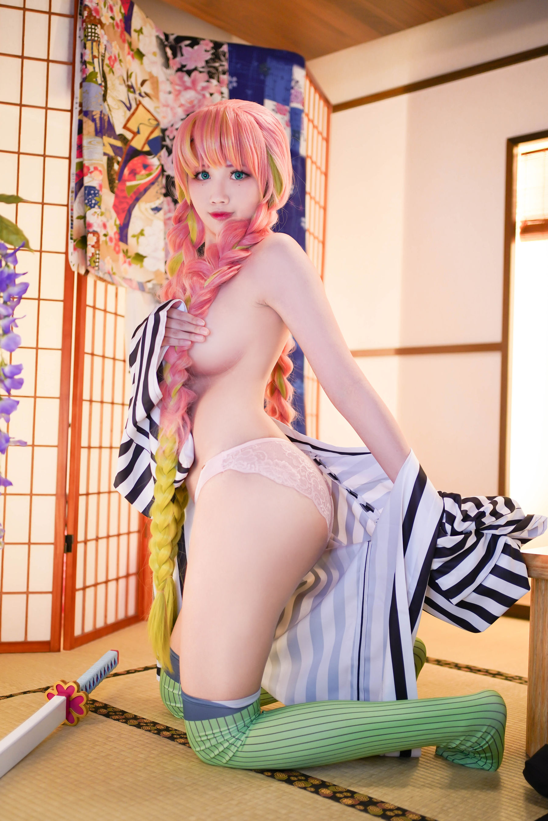 [Cosplay写真] Coser萱-KaYa - 鬼灭之刃 甘露寺  第38张