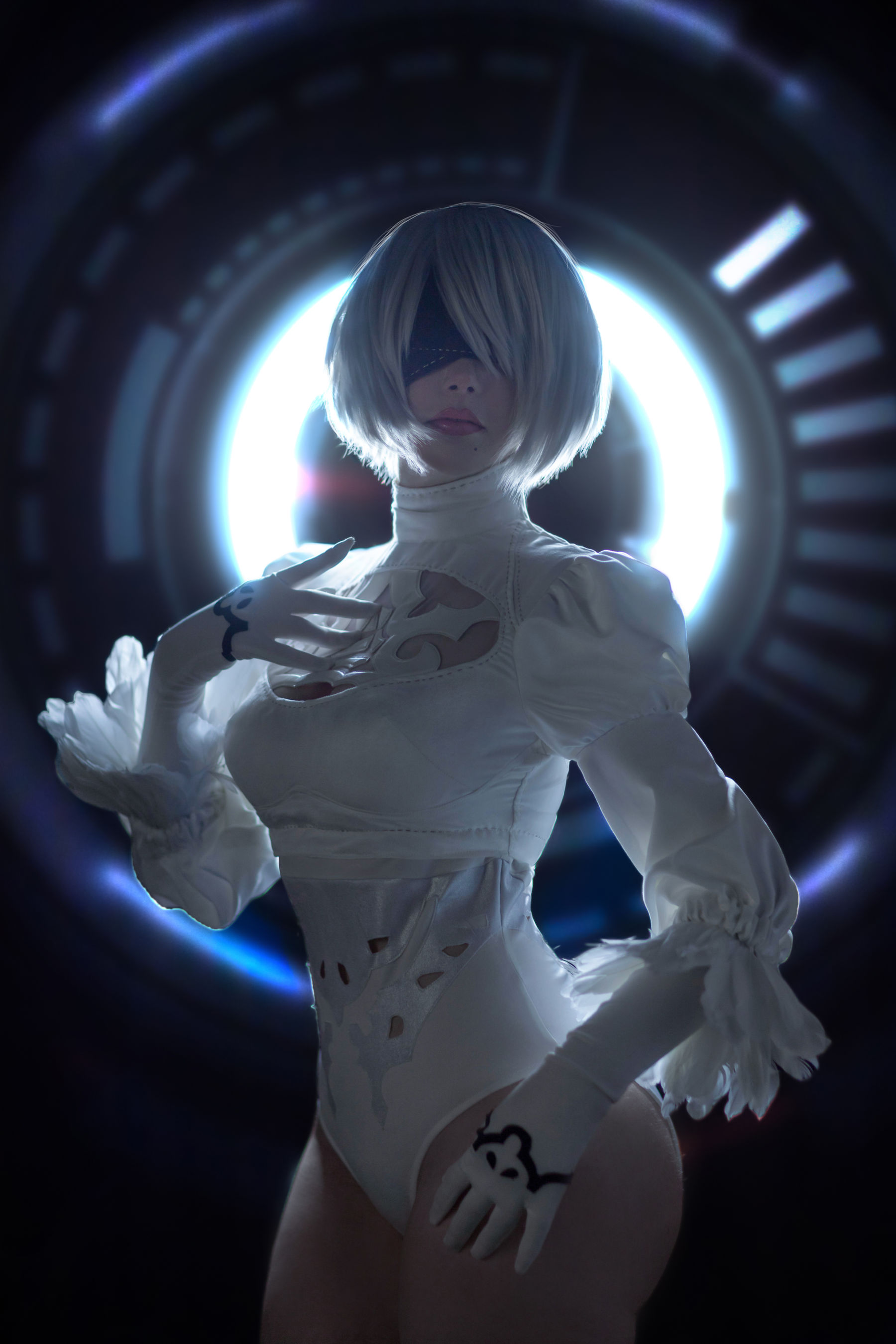 [COS福利] 国外美女SayaTheFox - 2B White Dress  第3张