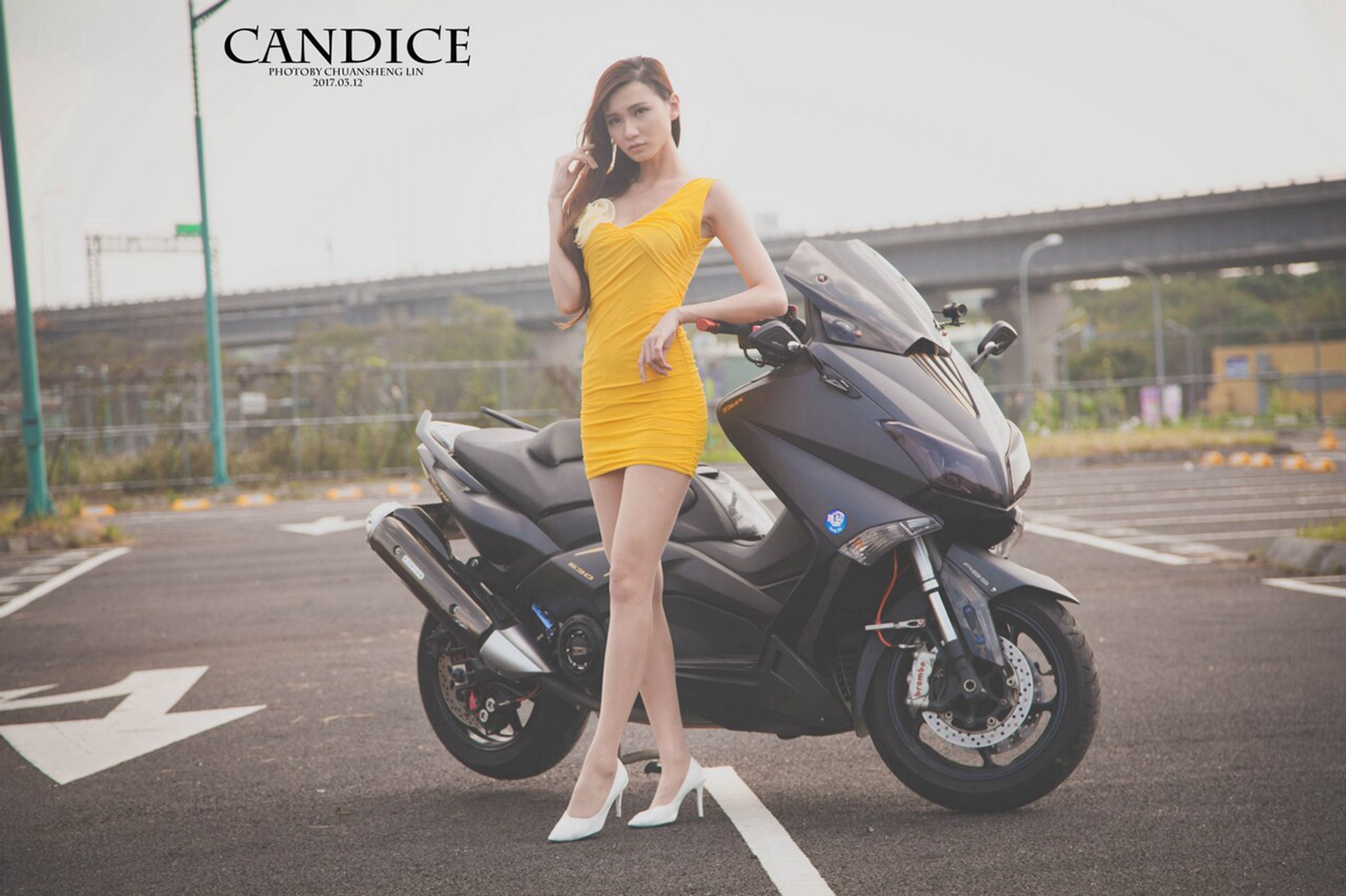 [台湾女神]  蔡译心Candice - 摩托机车时尚女郎 第65张