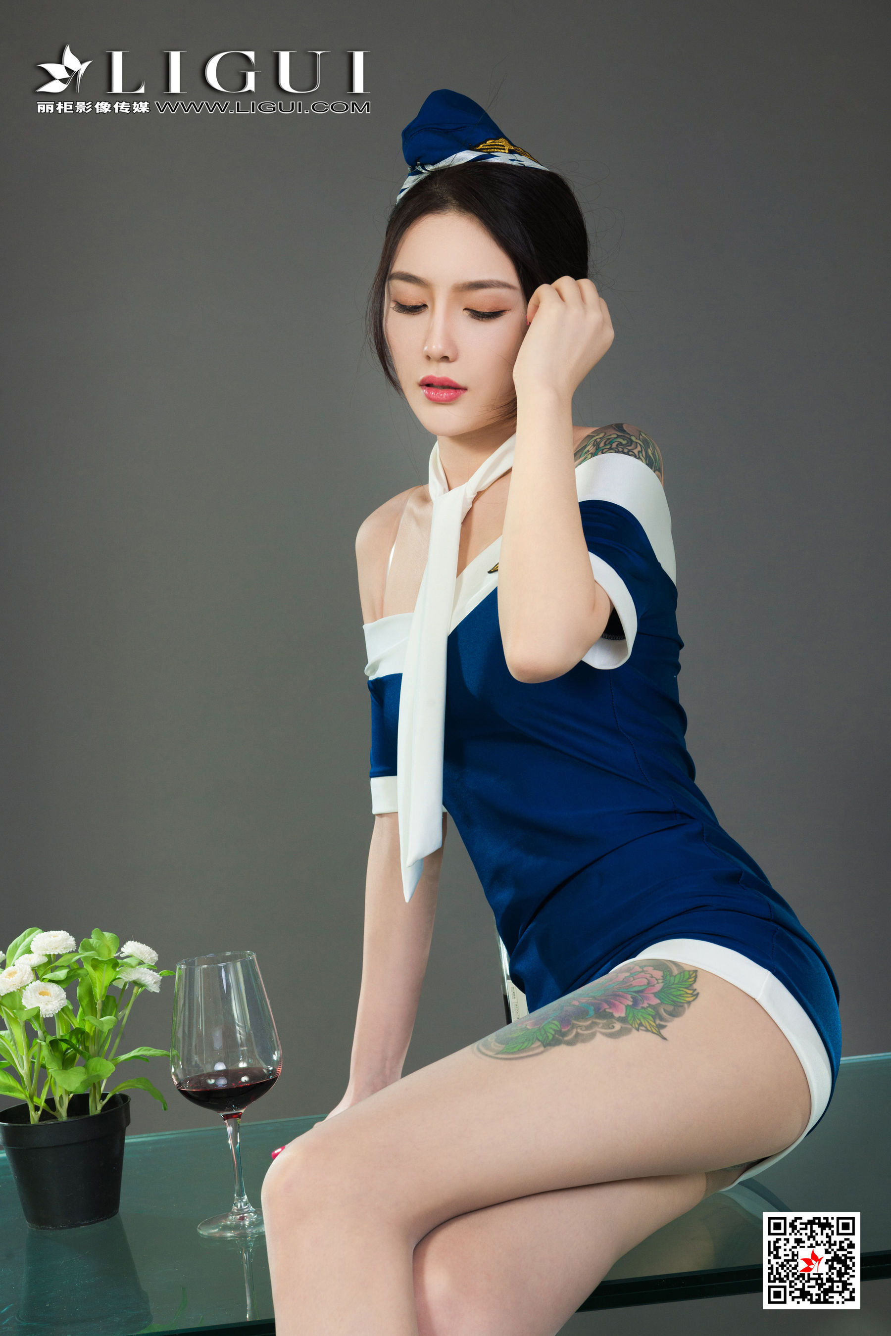 [丽柜Ligui] Model 甜甜 《醉酒香莲》  第10张