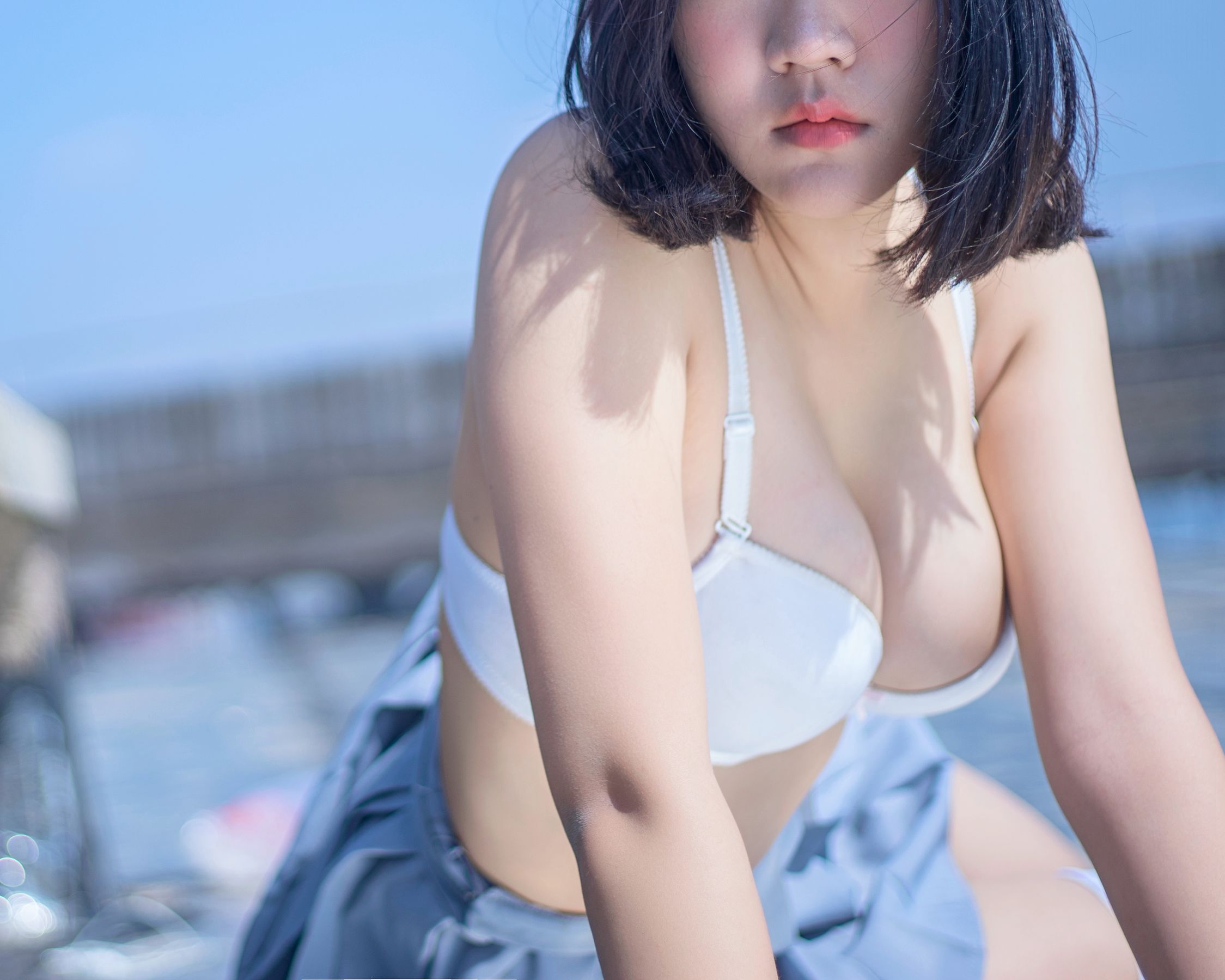  微博妹子 汐 - 天台JK 第39张