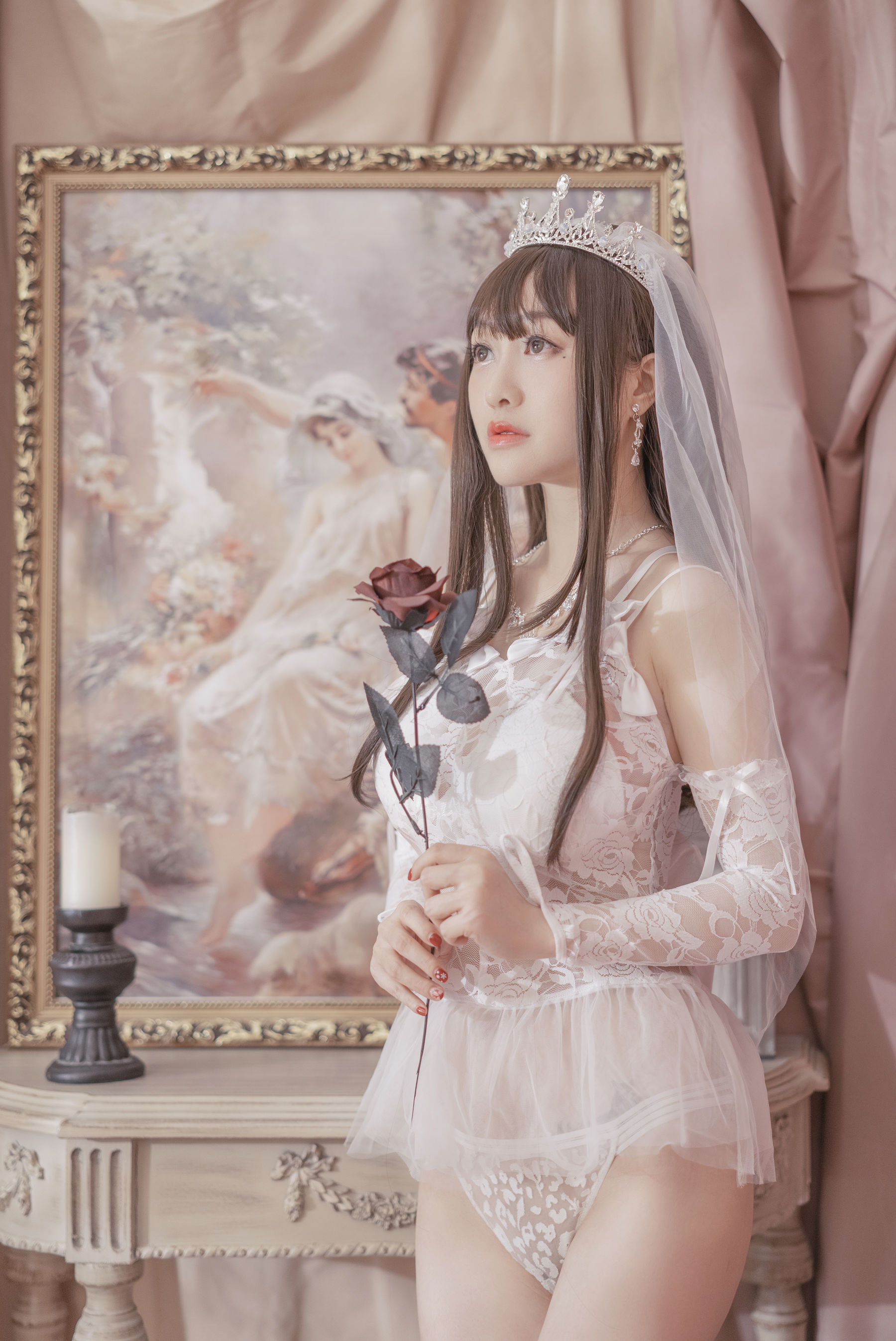  动漫博主脱尾巴Mizuki - 婚纱 第1张