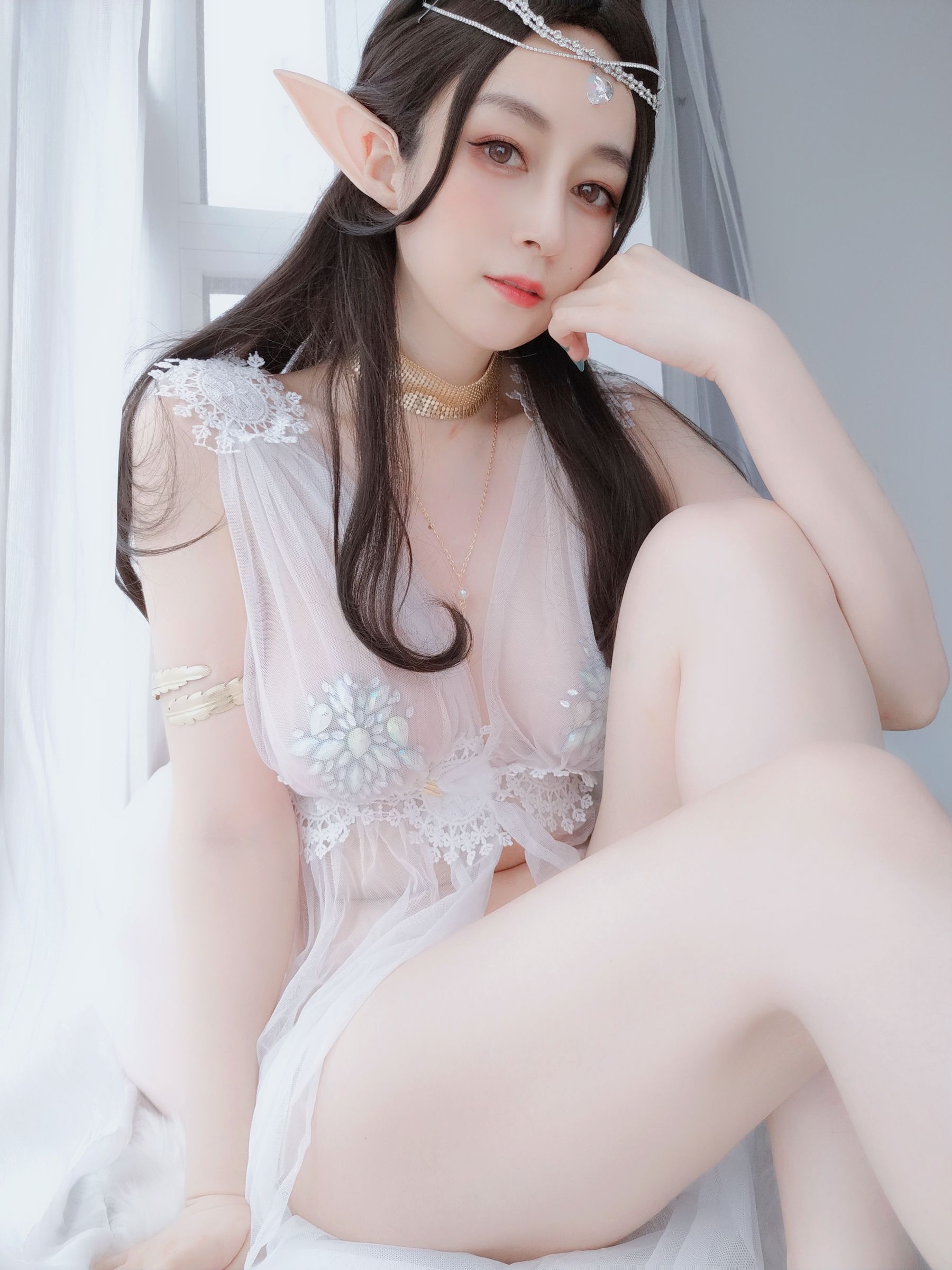  Coser小姐姐白银 - 精灵宝石内衣 第27张