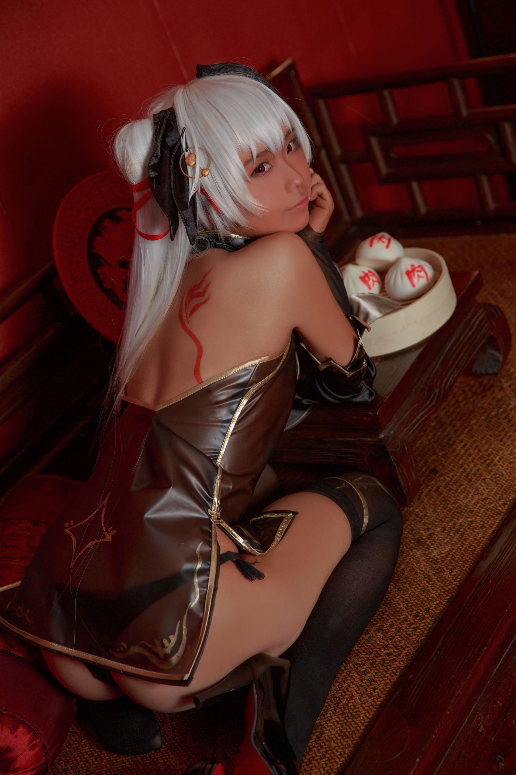  动漫博主G44不会受伤 - 褐色旗袍娘 第16张
