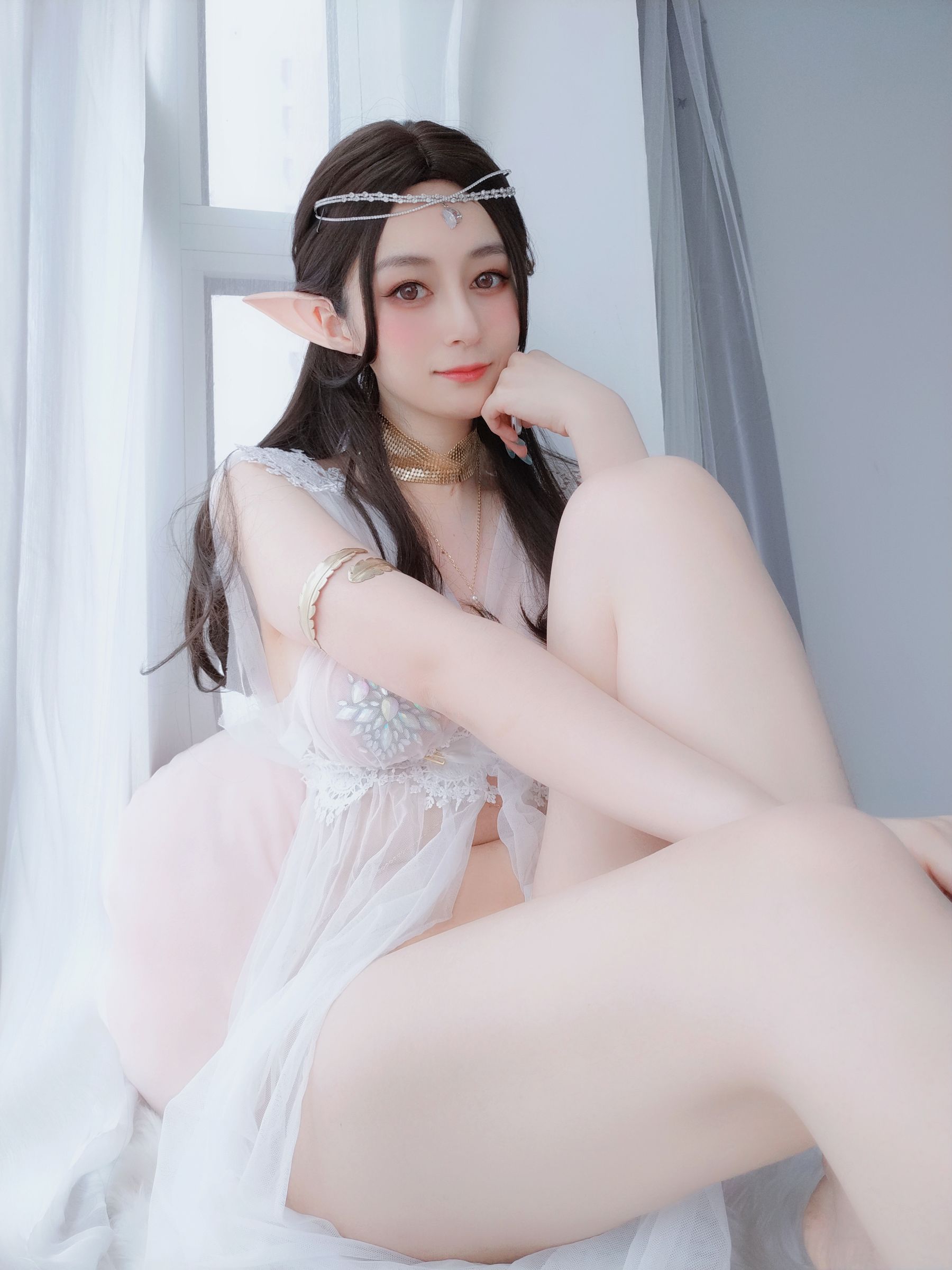  Coser小姐姐白银 - 精灵宝石内衣 第26张