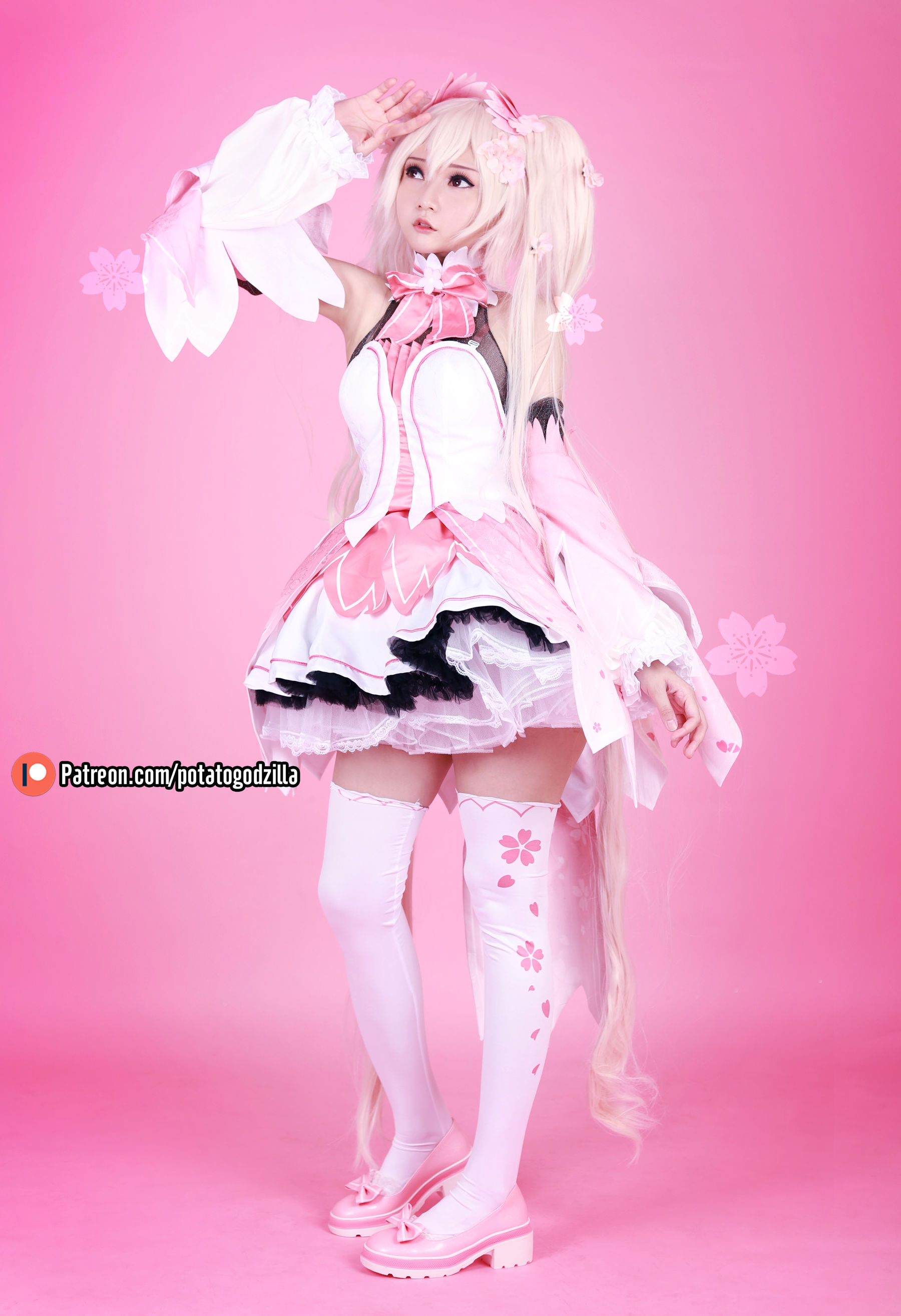 Coser小姐姐Potato Godzilla - Sakura Miku 第9张