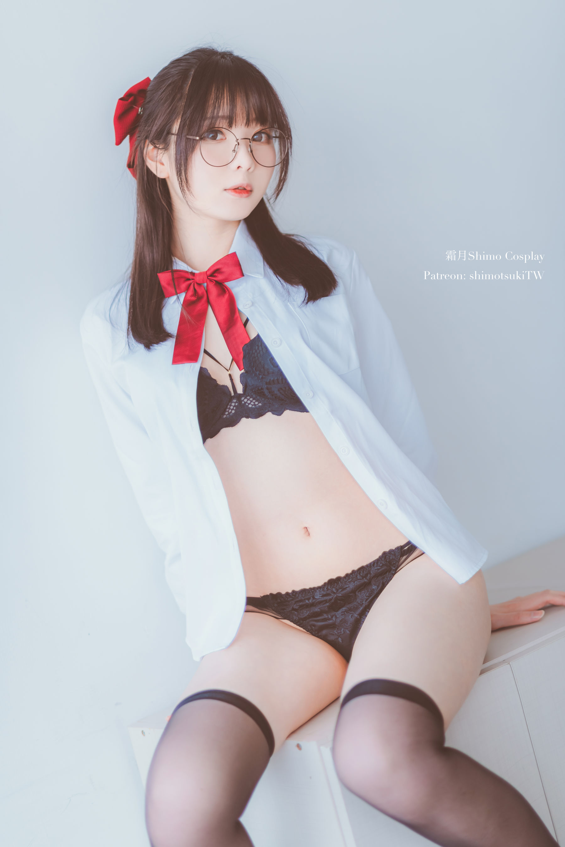  微博妹纸霜月shimo - JK校服的诱惑 第19张