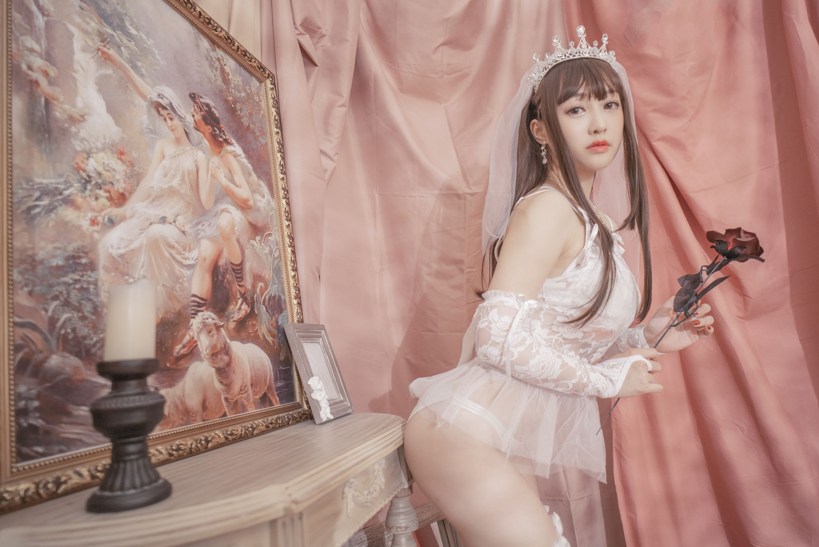  动漫博主脱尾巴Mizuki - 婚纱 第29张