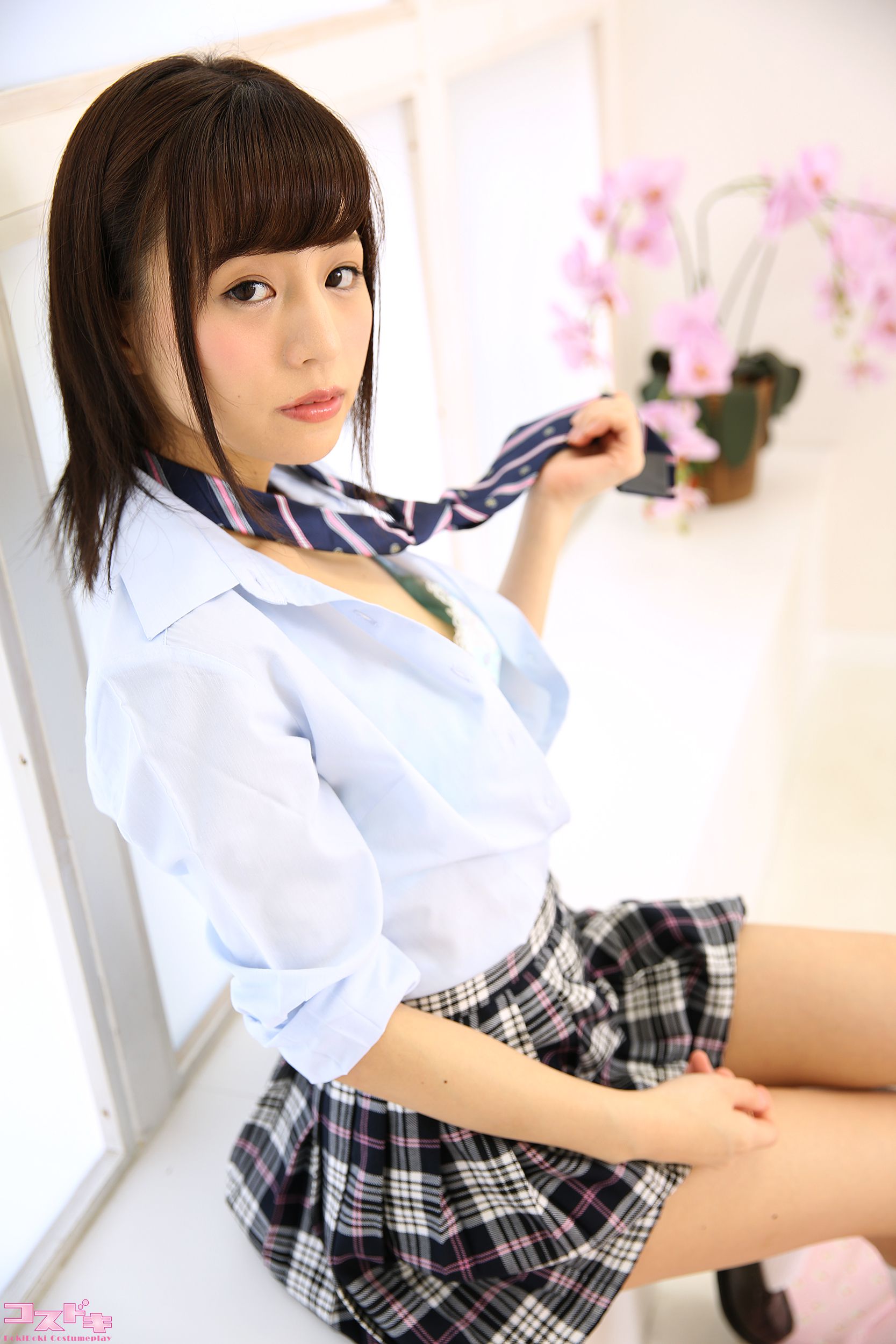 [Cosdoki] Hitomi Miyano 宮野瞳 miyanohitomi4_pic_seifukutie1  第24张