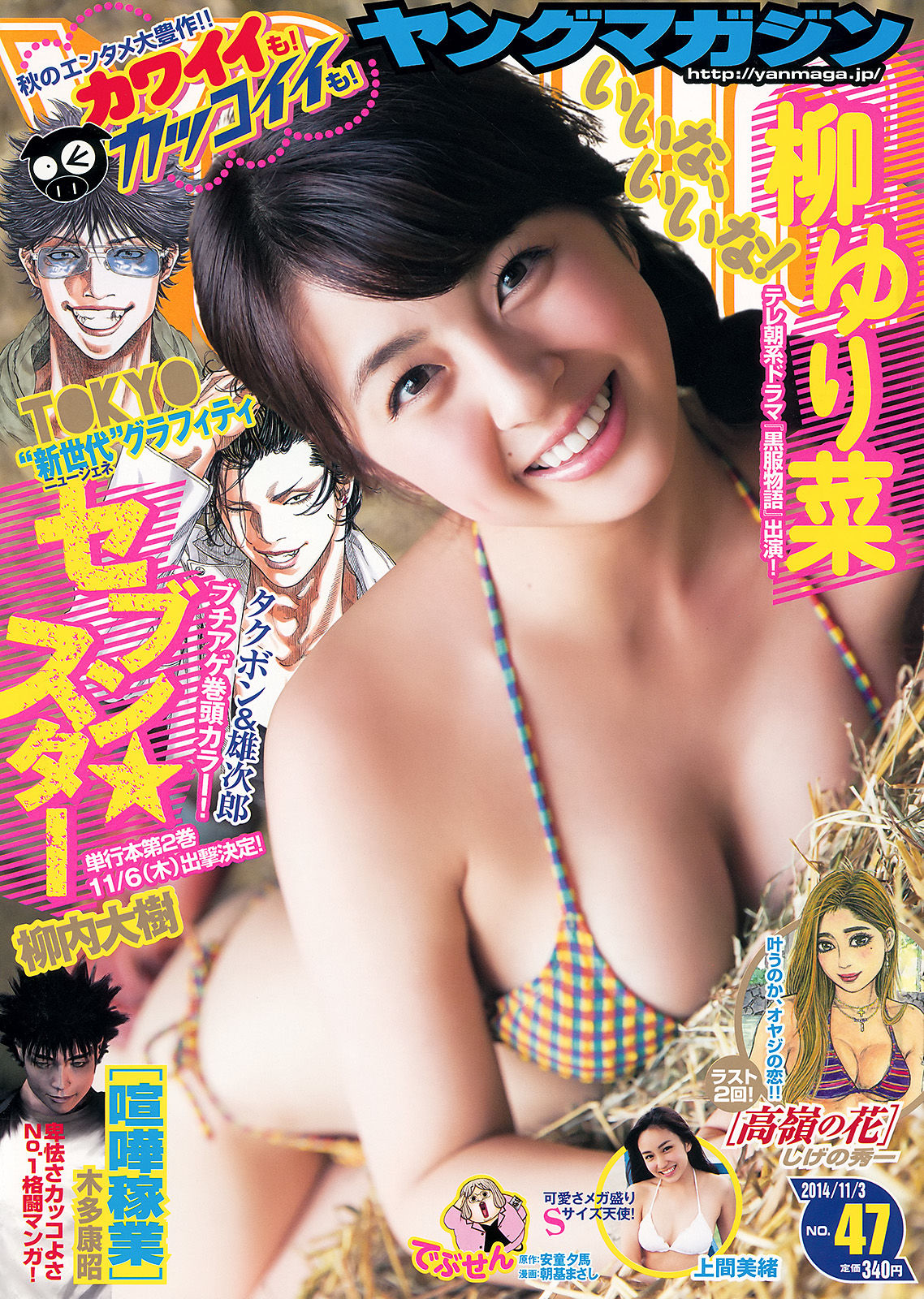 [Young Magazine] 2014年No.47 柳ゆり菜 上間美緒  第1张