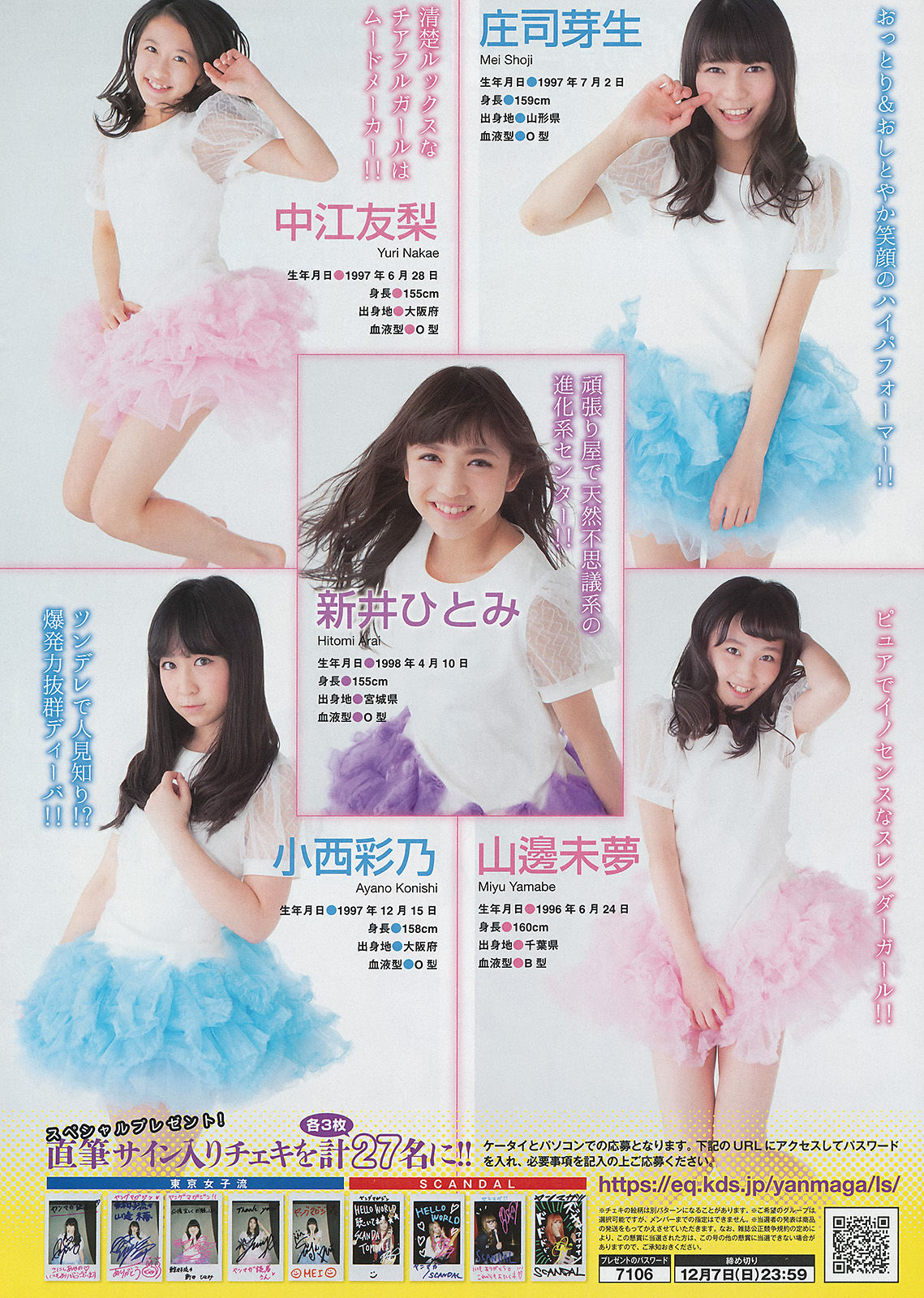 [Young Magazine] 2015年No.01 橋本環奈 SCANDAL 東京女子流  第15张