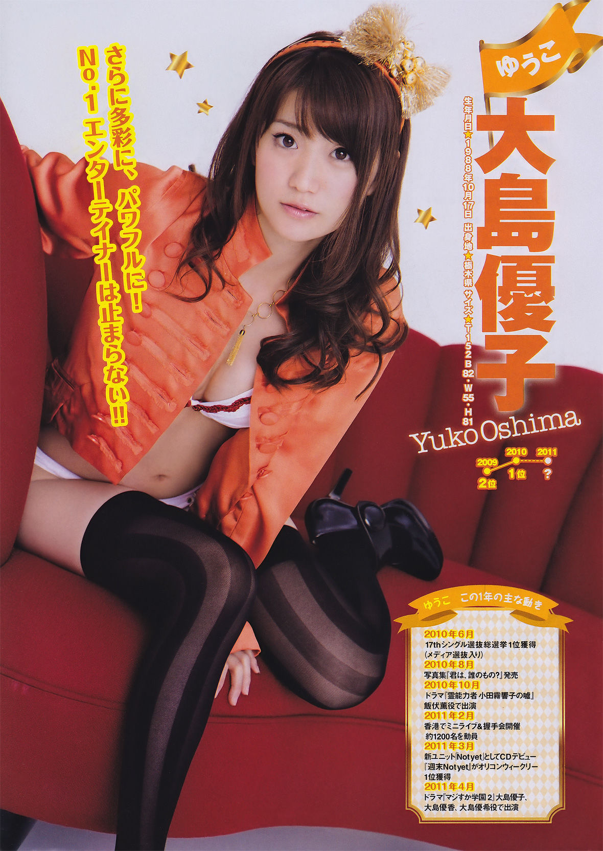 [Young Magazine] 2011年No.26 AKB48 吉木りさ 松井絵里奈  第4张