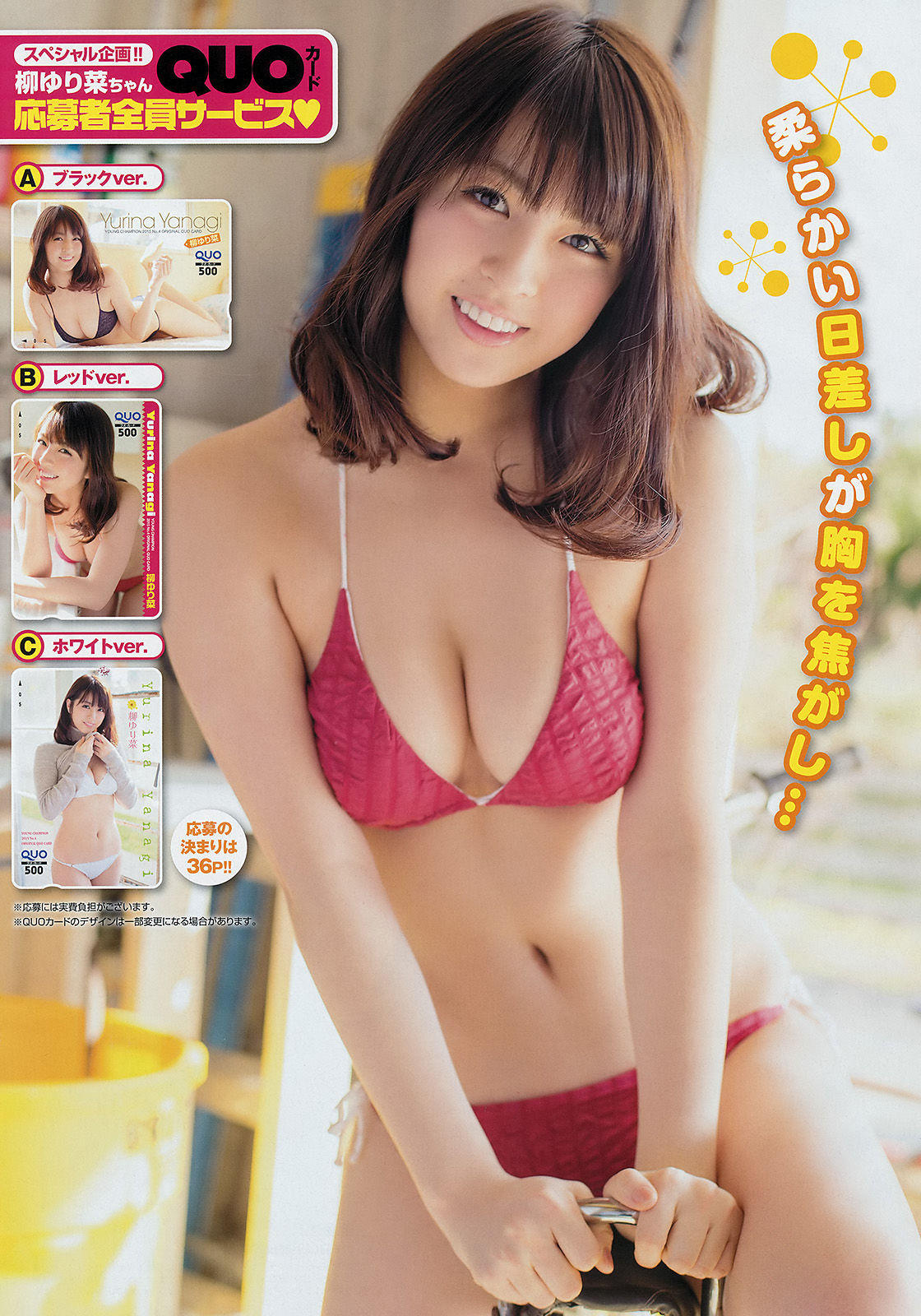[Young Champion] 2015年No.04 柳ゆり菜 松川佑依子  第4张
