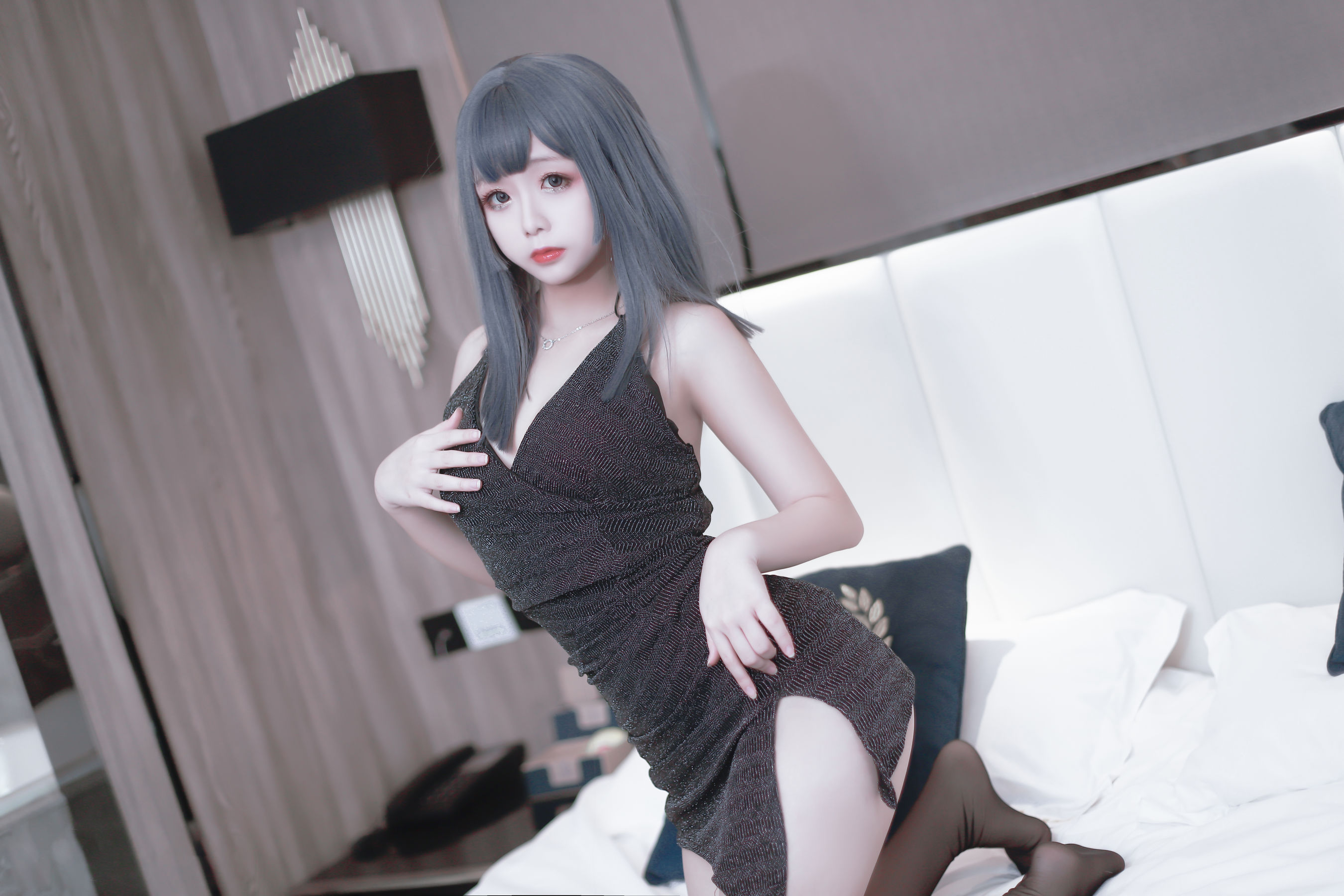  Cosplay日奈娇 - 黑色礼服 第30张