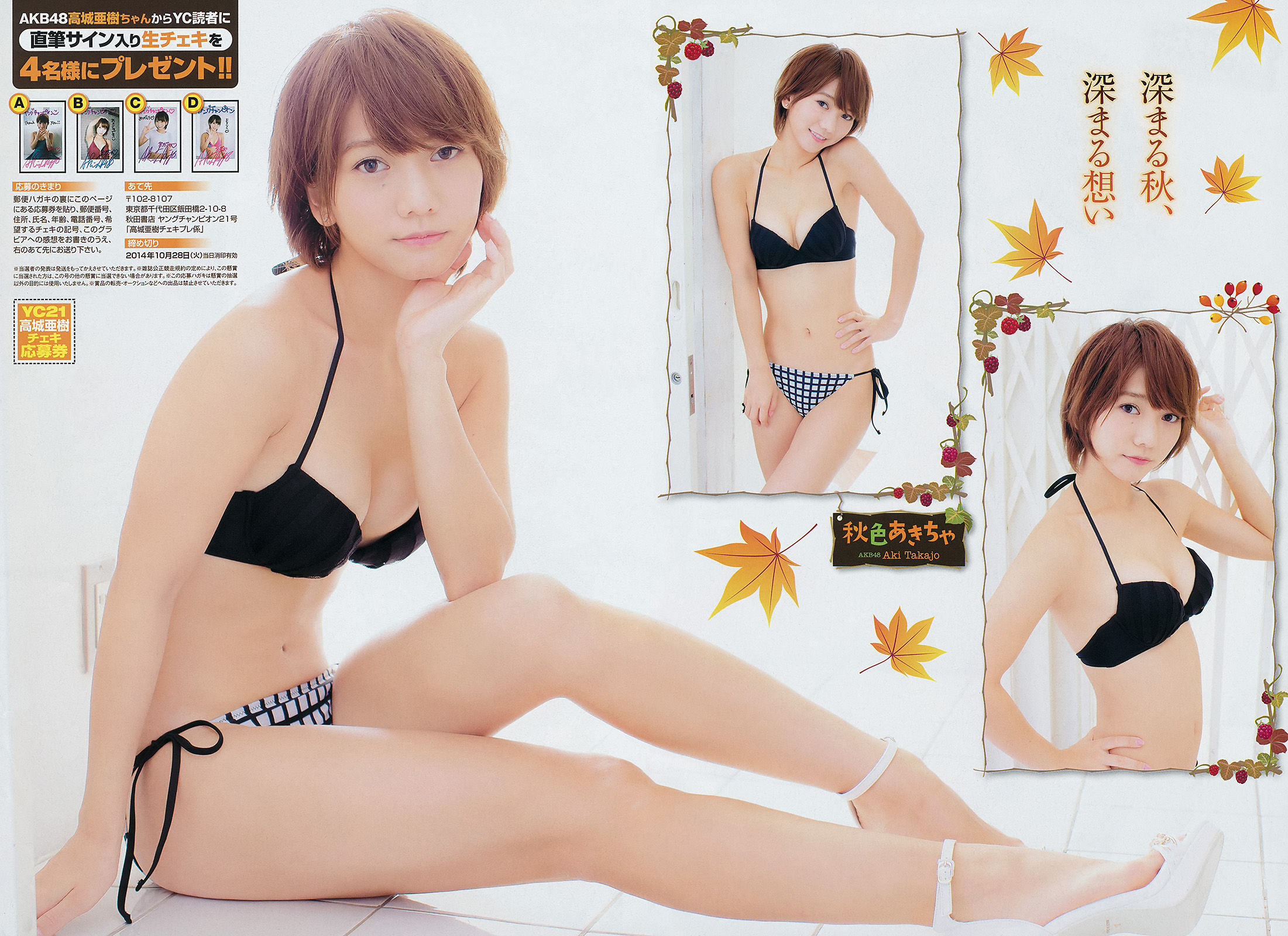 [Young Champion] 2014年No.21 高城亜樹 和泉美沙希  第11张