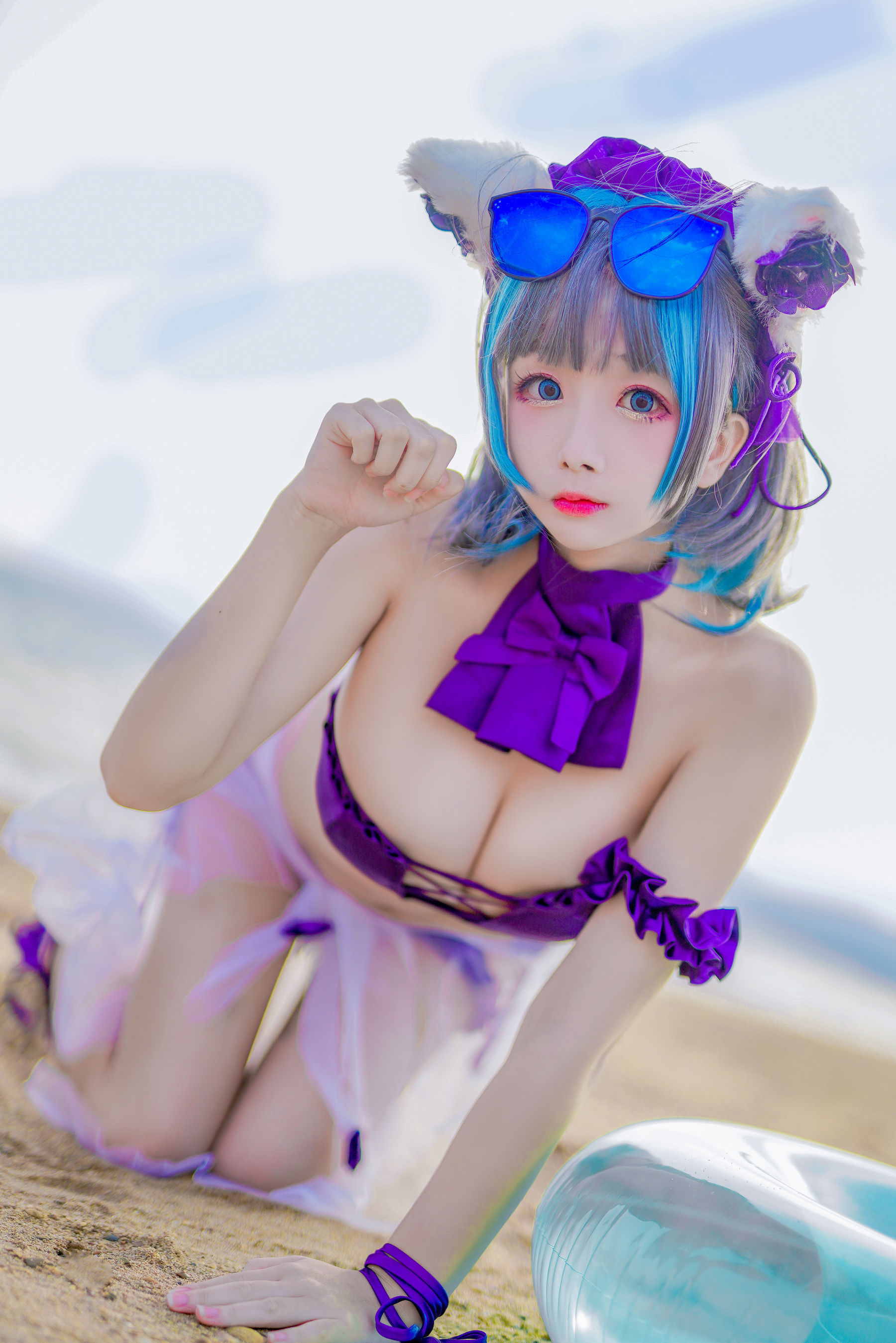  Cosplay日奈娇 - 柴郡猫泳装 第12张