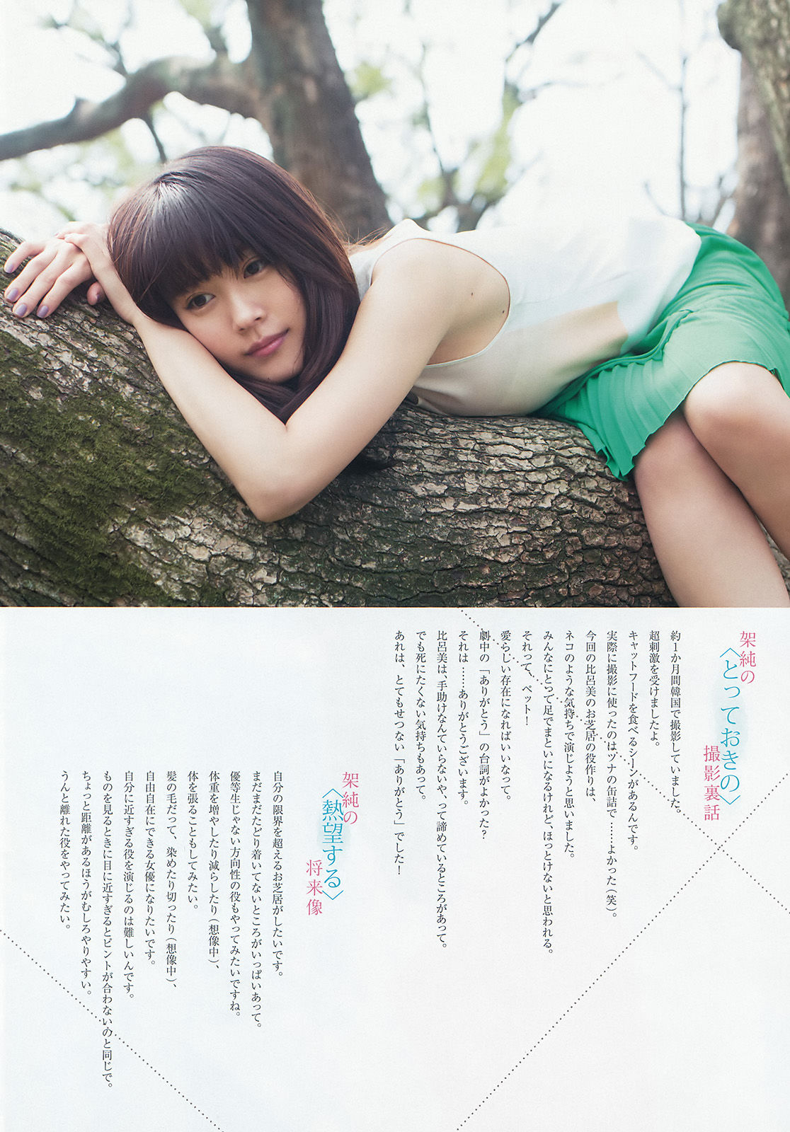[Weekly Big Comic Spirits] 2016年No.22-23 有村架純  第11张