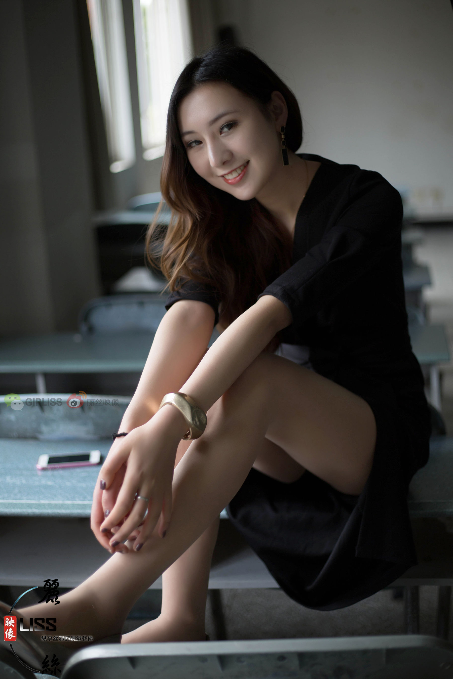 [丽丝映像GIRLISS] 播音系张敏 校园风情  第16张