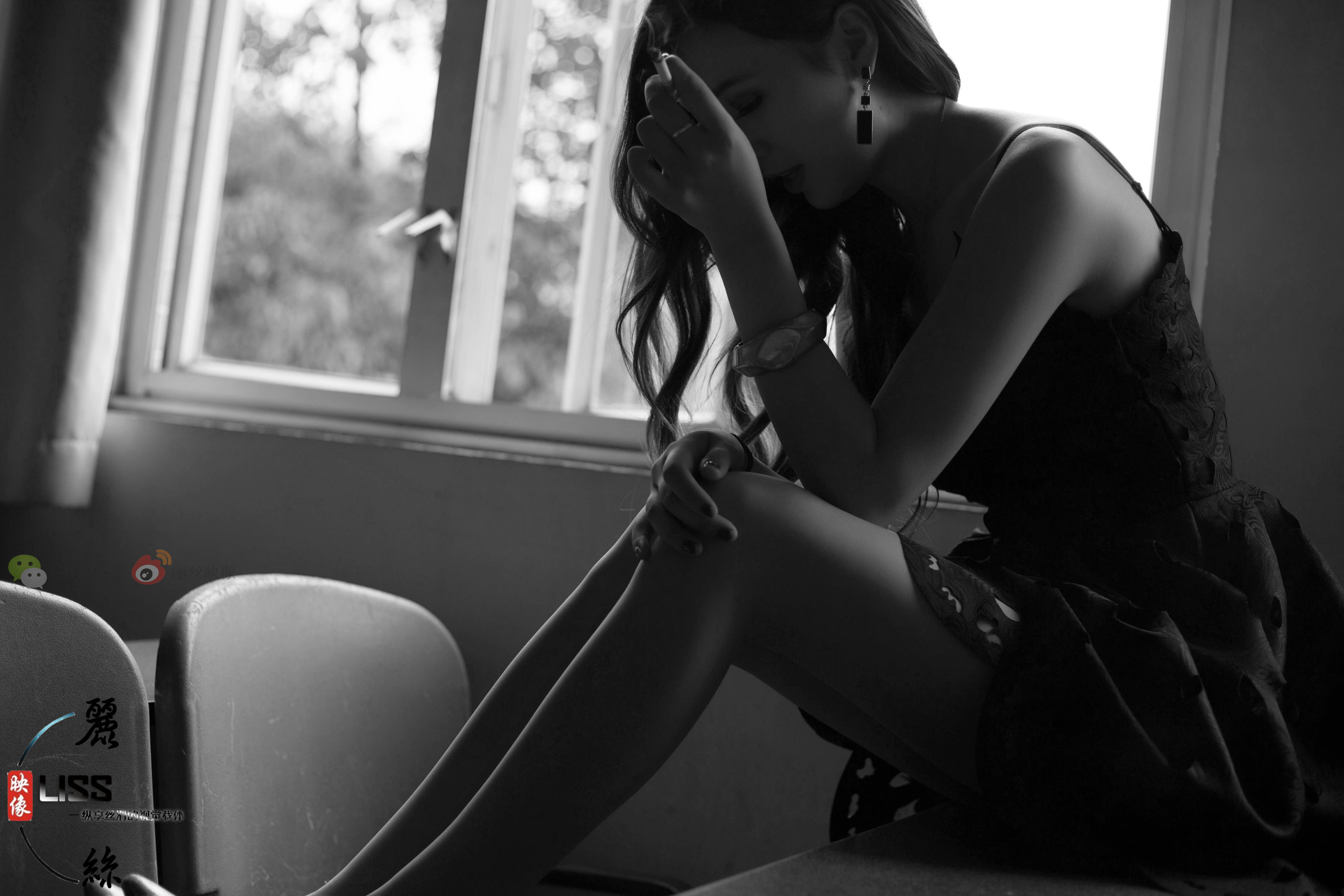 [丽丝映像GIRLISS] 播音系张敏 校园风情  第35张