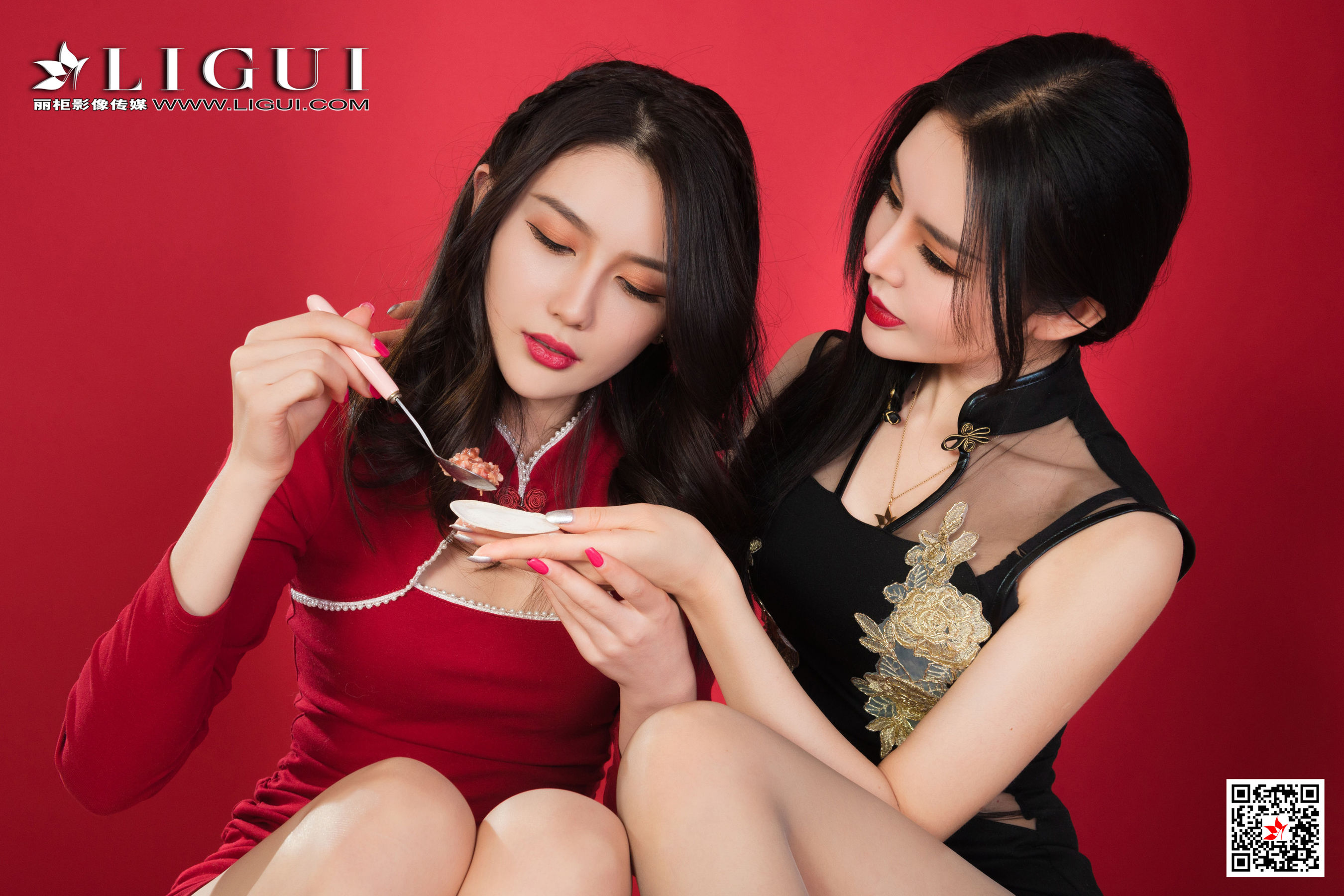 [丽柜Ligui]  甜甜&凉儿 《双生花-欲饺迎春》 第8张