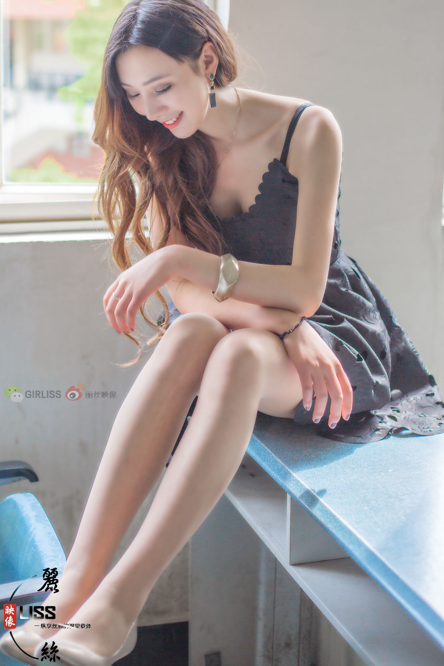 [丽丝映像GIRLISS] 播音系张敏 校园风情  第24张