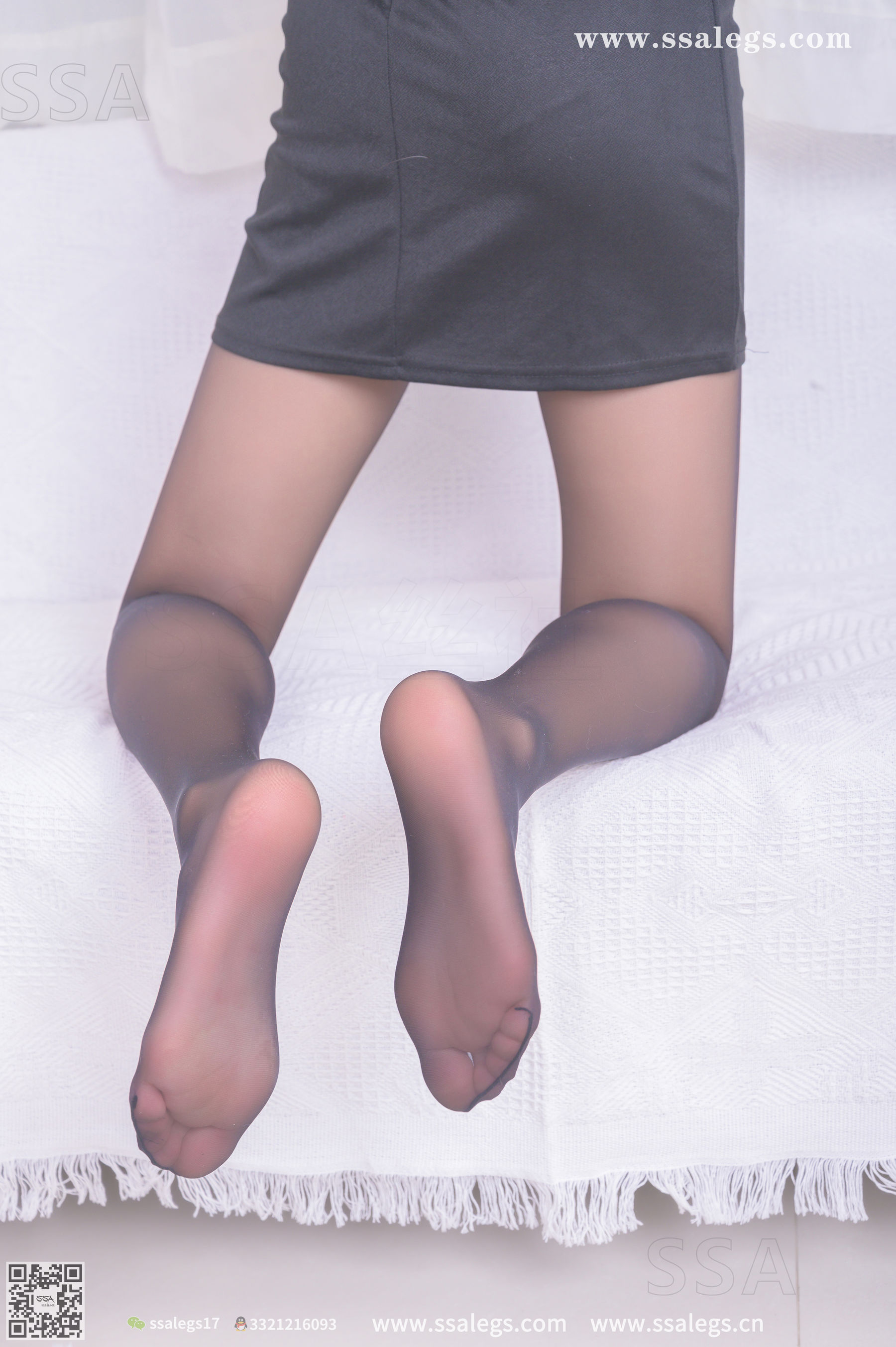 [SSA丝社]超清写真 No.333 素素 今天只想穿上黑丝给你看(下)  第23张