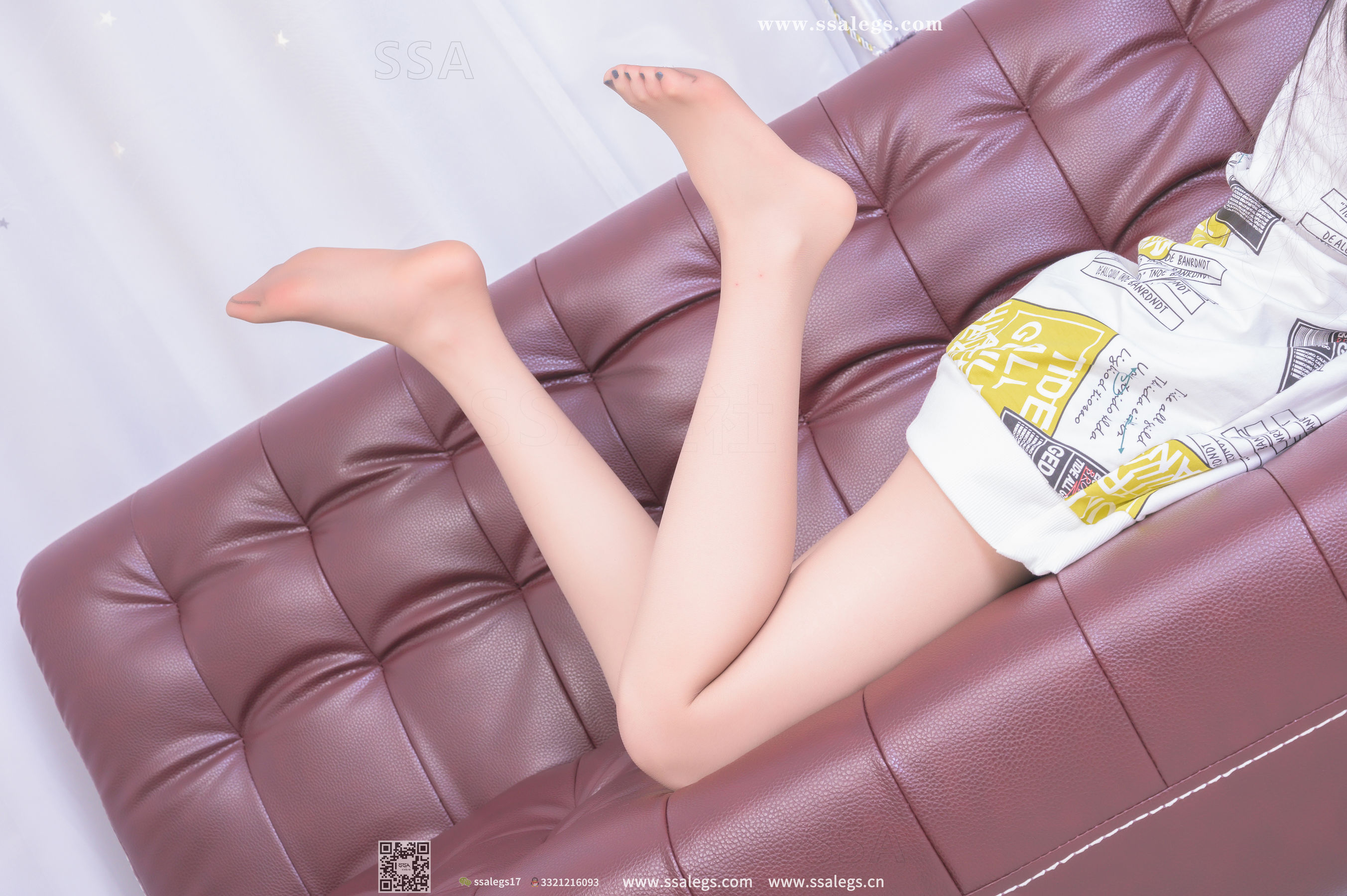 [SSA丝社]超清写真 No.329 娜娜 御姐的缘味咖啡丝袜写真(下)  第6张