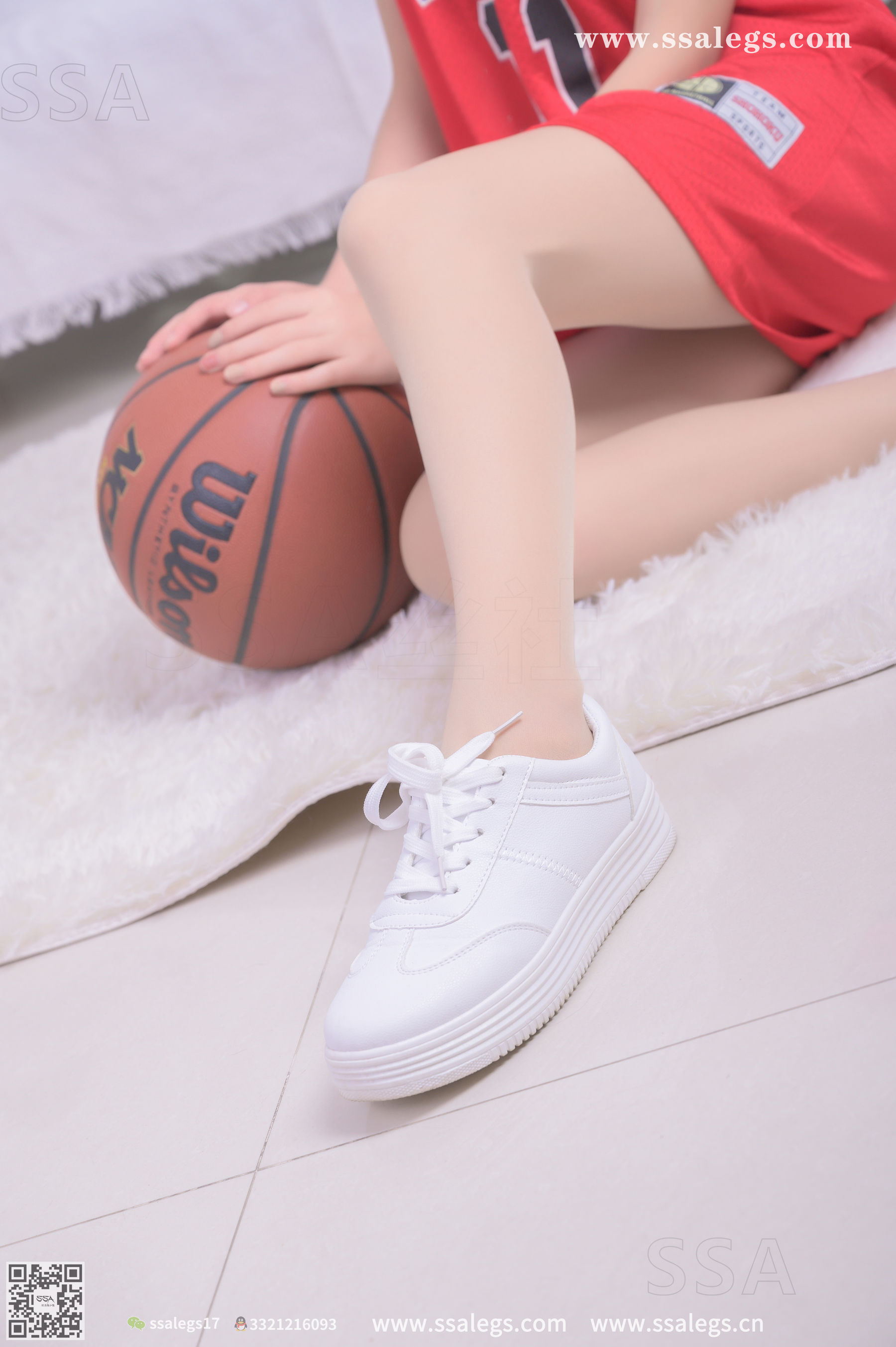 [SSA丝社]超清写真 No.324 素素 小姐姐放假在家陪你玩篮球(上)  第109张