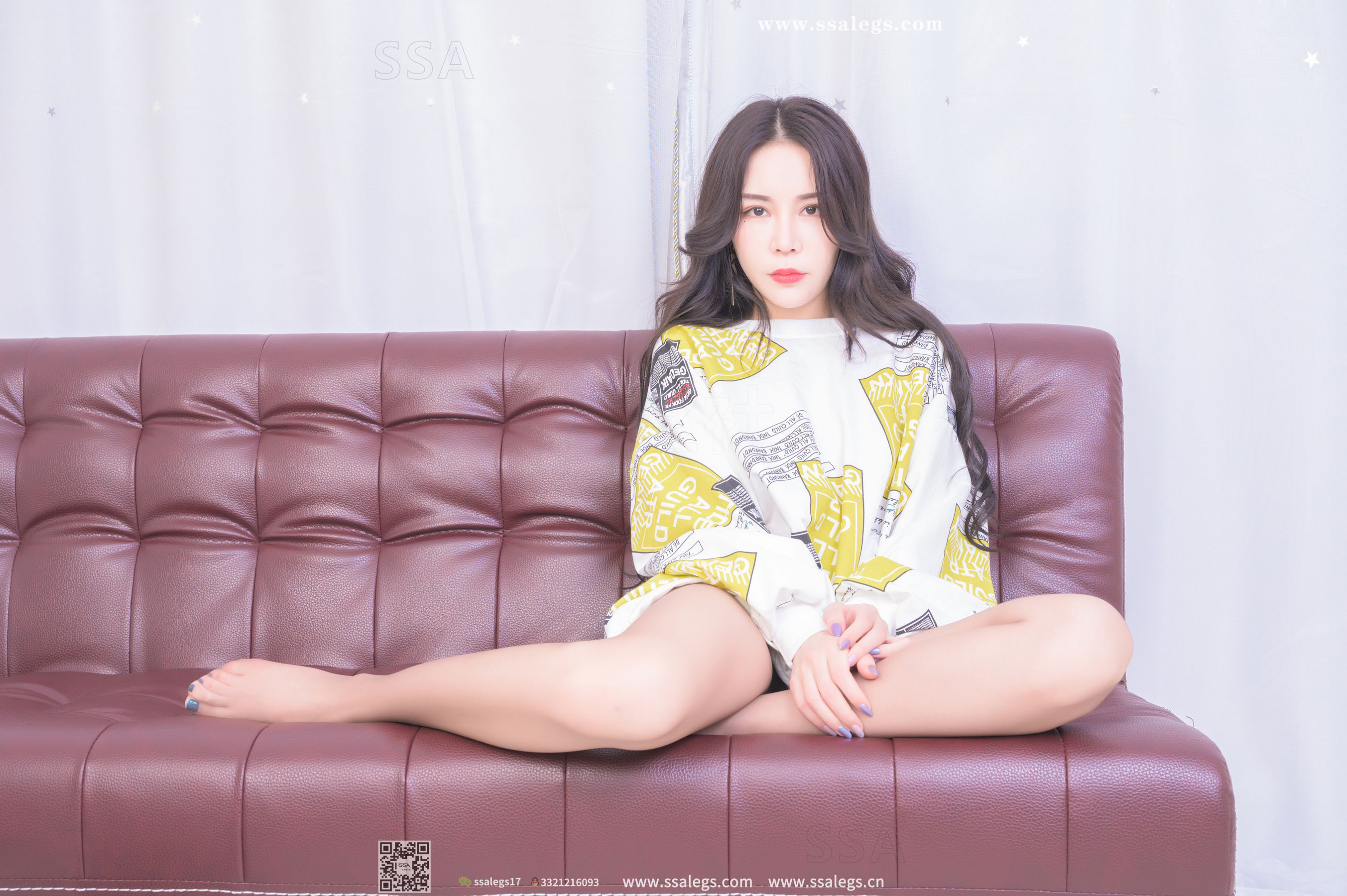 [SSA丝社]超清写真 No.328 娜娜 御姐的缘味咖啡丝袜写真(上)  第23张