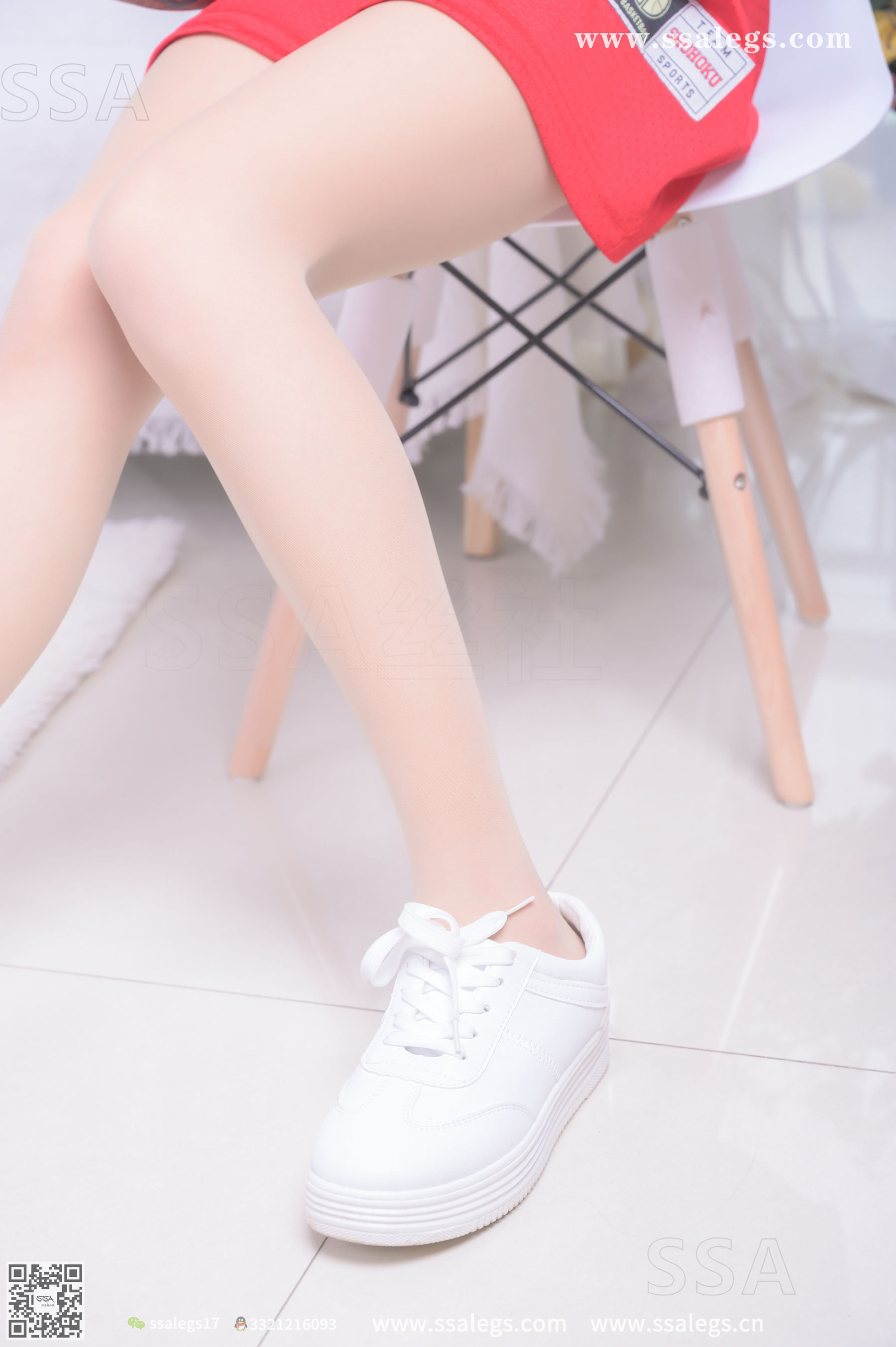 [SSA丝社]超清写真 No.324 素素 小姐姐放假在家陪你玩篮球(上)  第49张