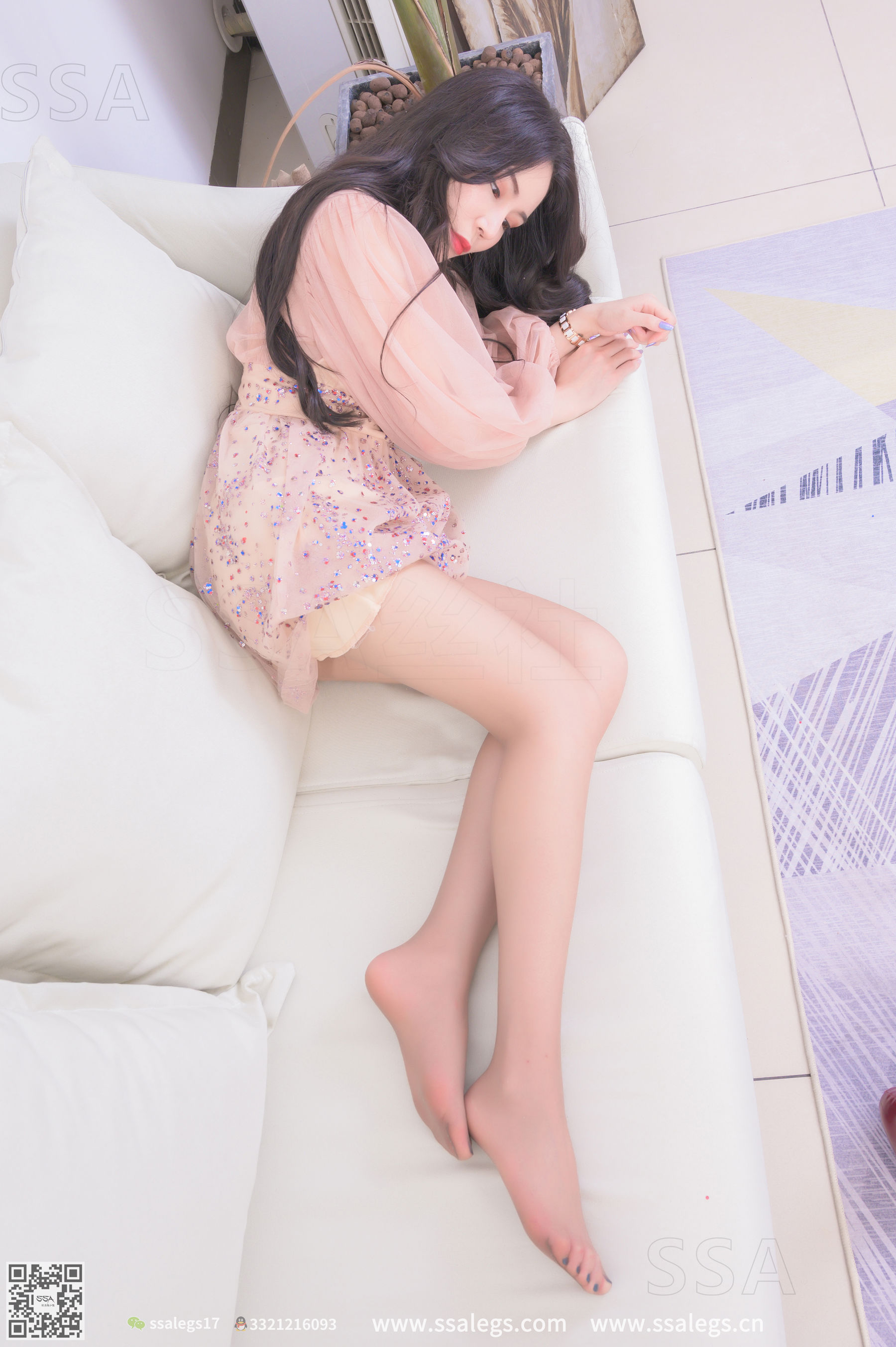 [SSA丝社]超清写真 No.313 娜娜 美艳绝伦的御姐咖啡丝美腿  第103张