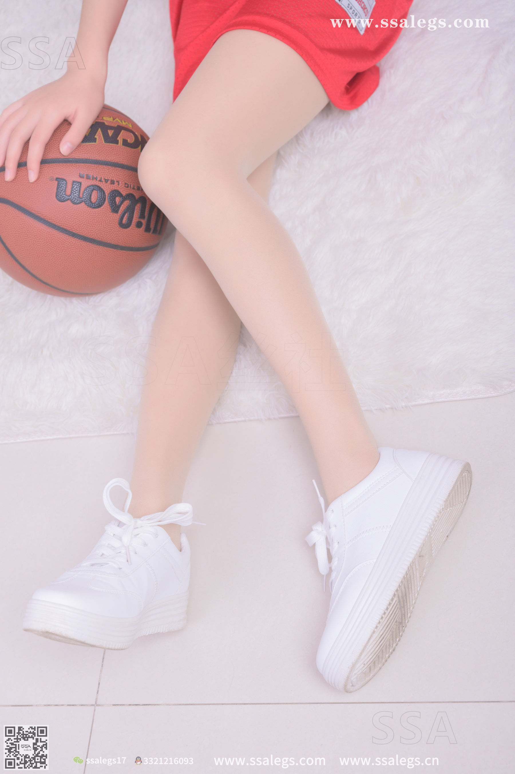 [SSA丝社]超清写真 No.324 素素 小姐姐放假在家陪你玩篮球(上)  第126张