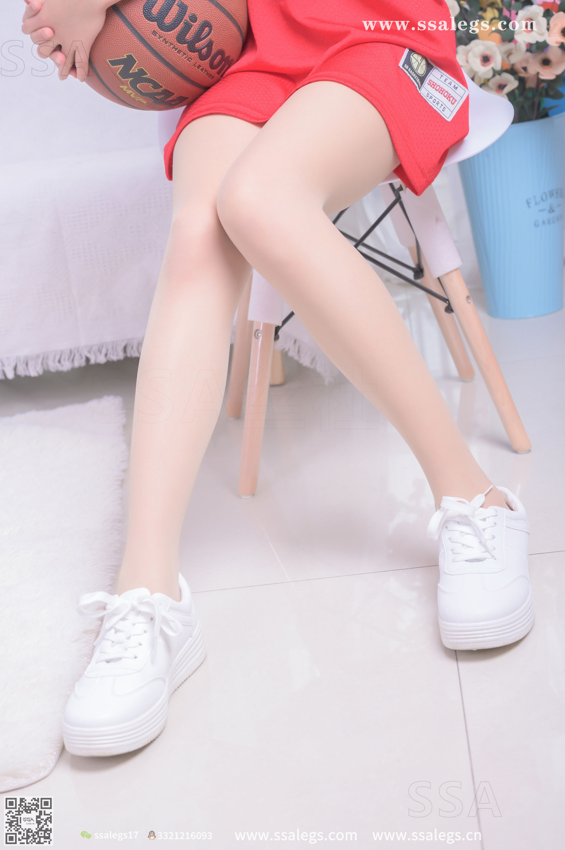 [SSA丝社]超清写真 No.324 素素 小姐姐放假在家陪你玩篮球(上)  第12张
