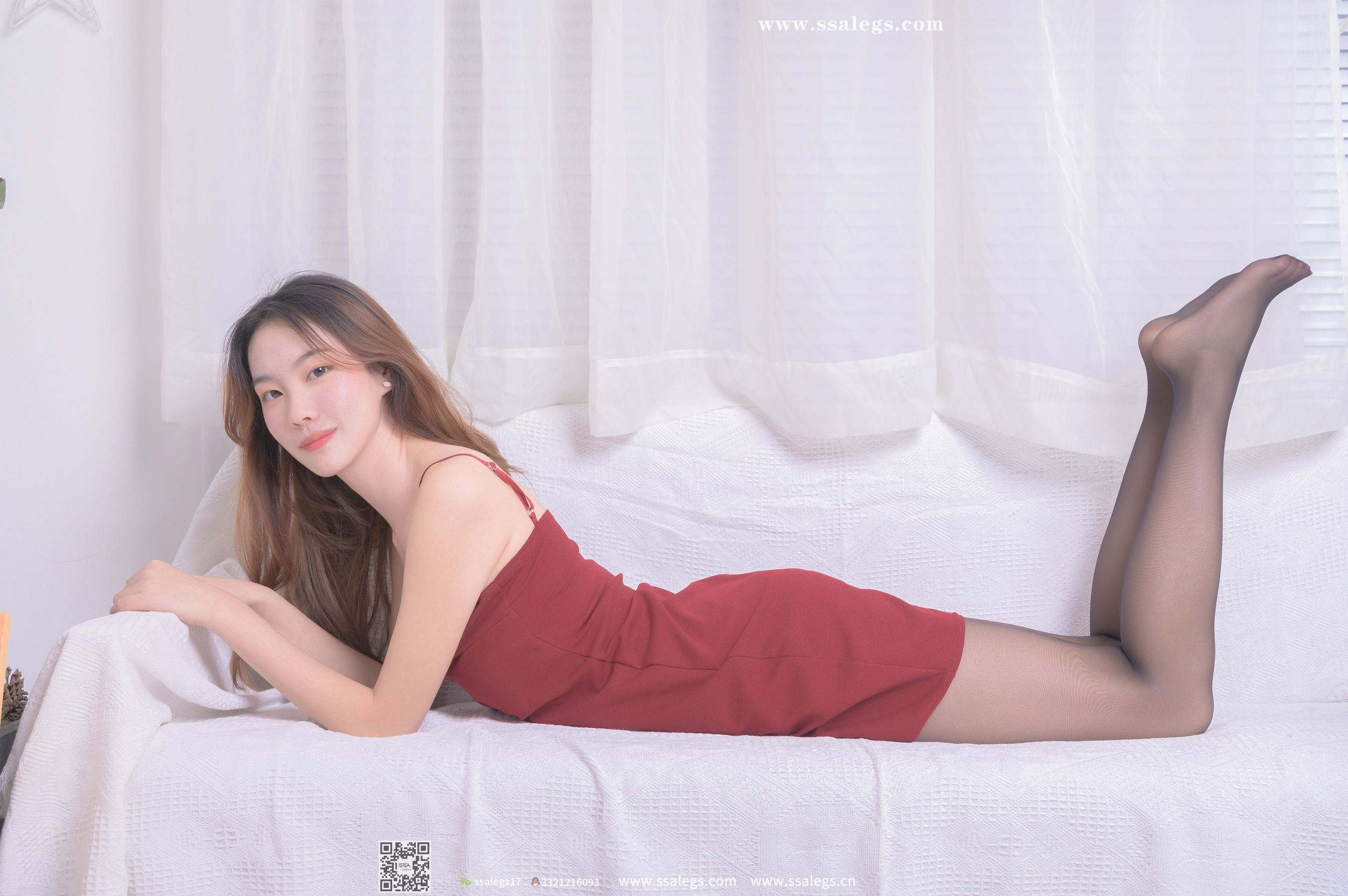 [SSA丝社]超清写真 No.365 素素 蒨蒨红裙好女儿(下)  第56张