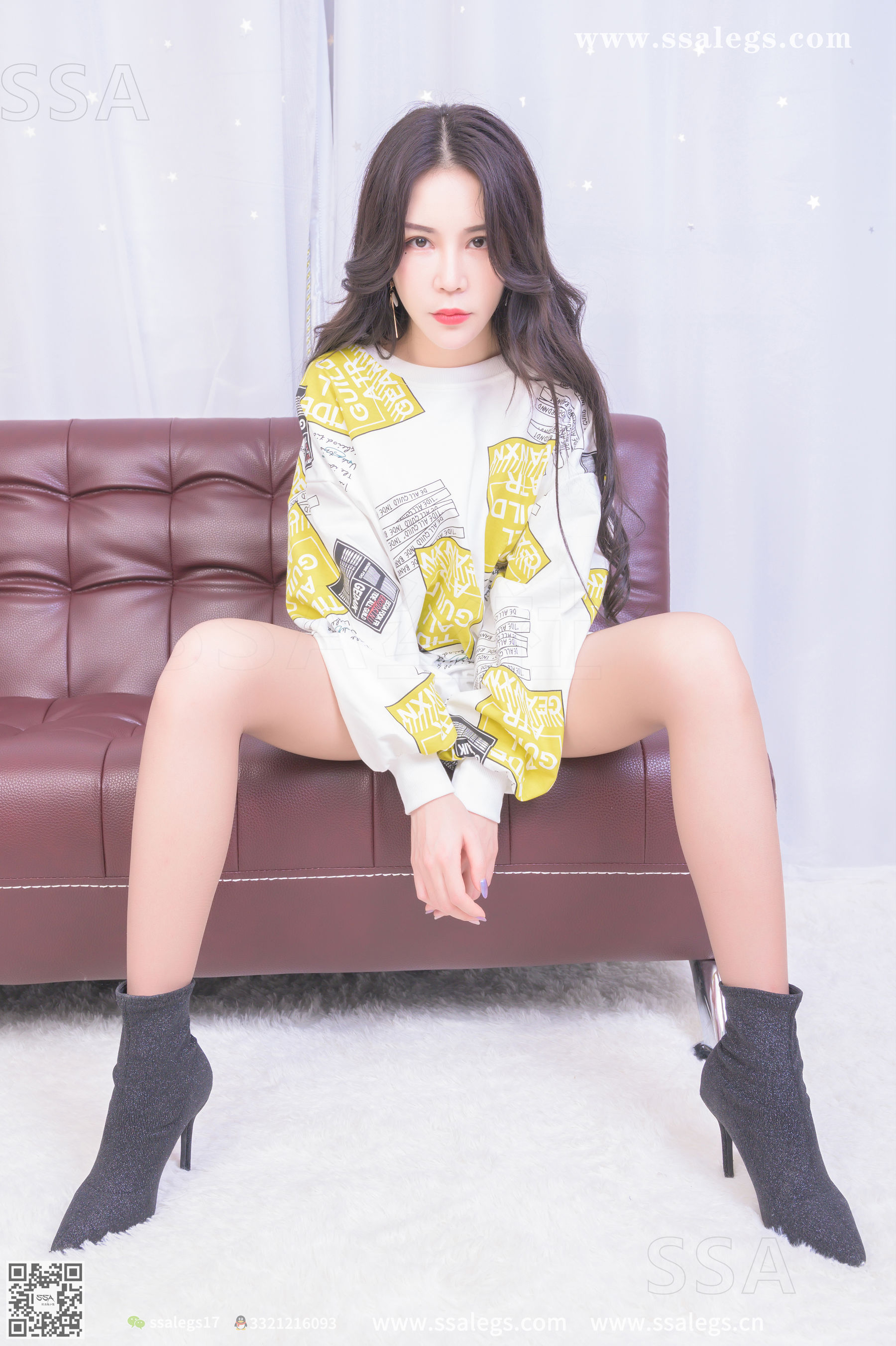 [SSA丝社]超清写真 No.328 娜娜 御姐的缘味咖啡丝袜写真(上)  第12张