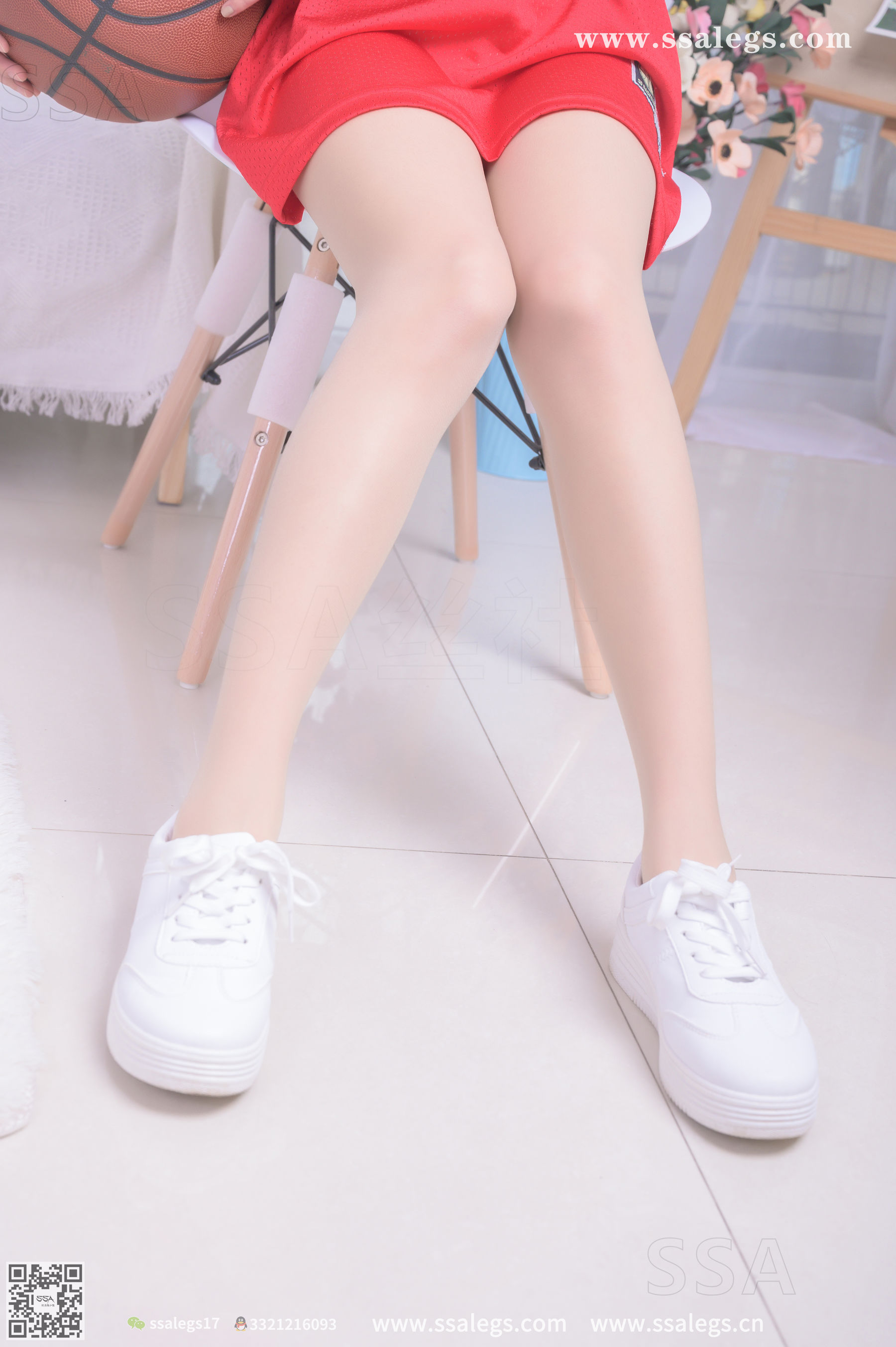 [SSA丝社]超清写真 No.324 素素 小姐姐放假在家陪你玩篮球(上)  第36张