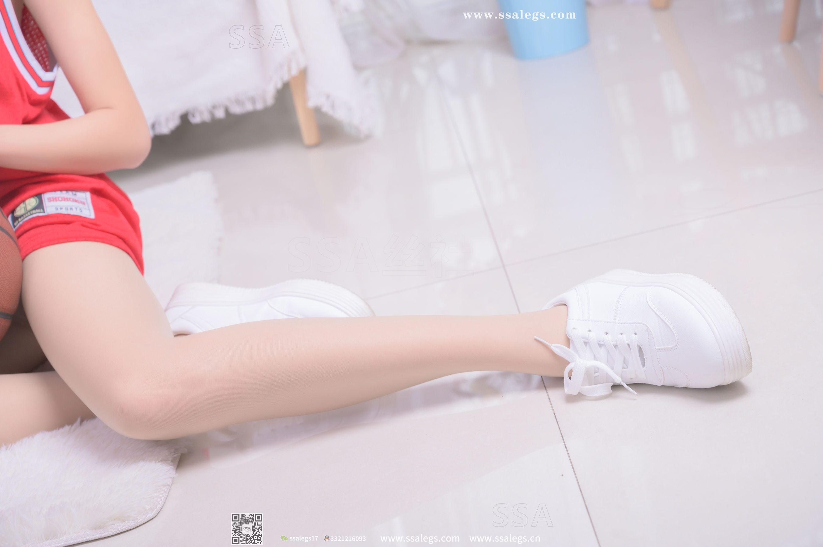 [SSA丝社]超清写真 No.324 素素 小姐姐放假在家陪你玩篮球(上)  第106张