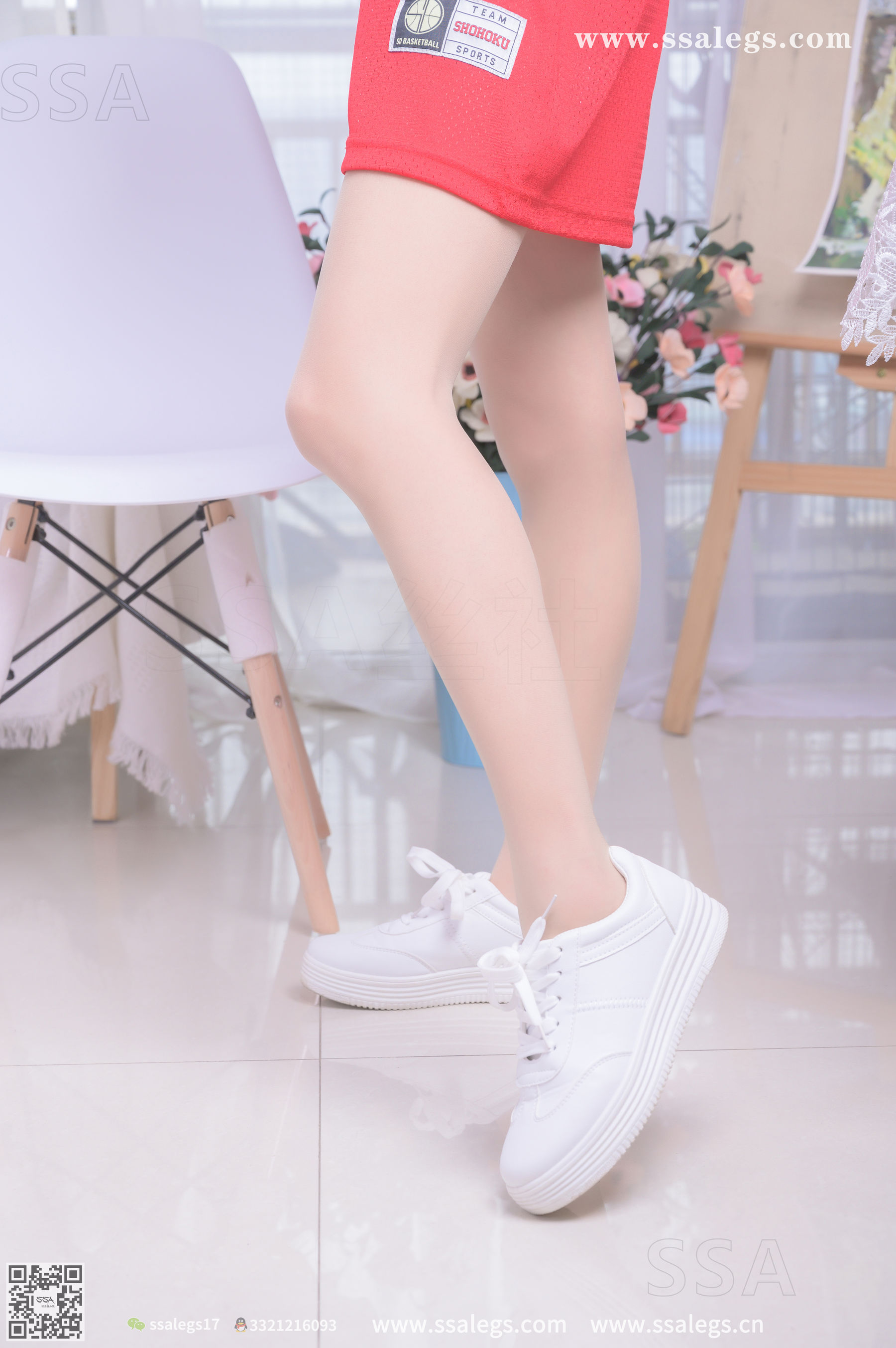 [SSA丝社]超清写真 No.324 素素 小姐姐放假在家陪你玩篮球(上)  第68张