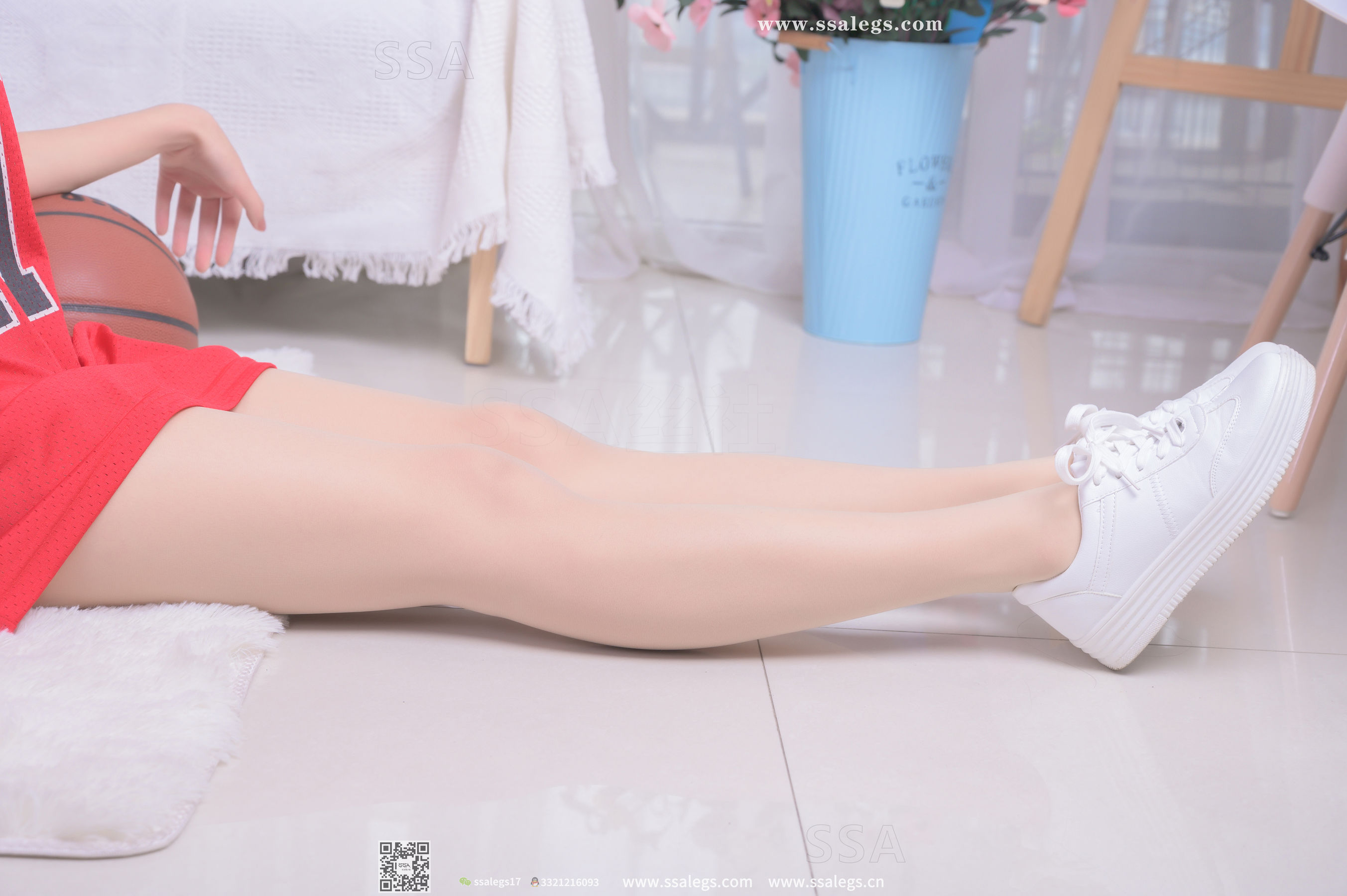 [SSA丝社]超清写真 No.324 素素 小姐姐放假在家陪你玩篮球(上)  第88张