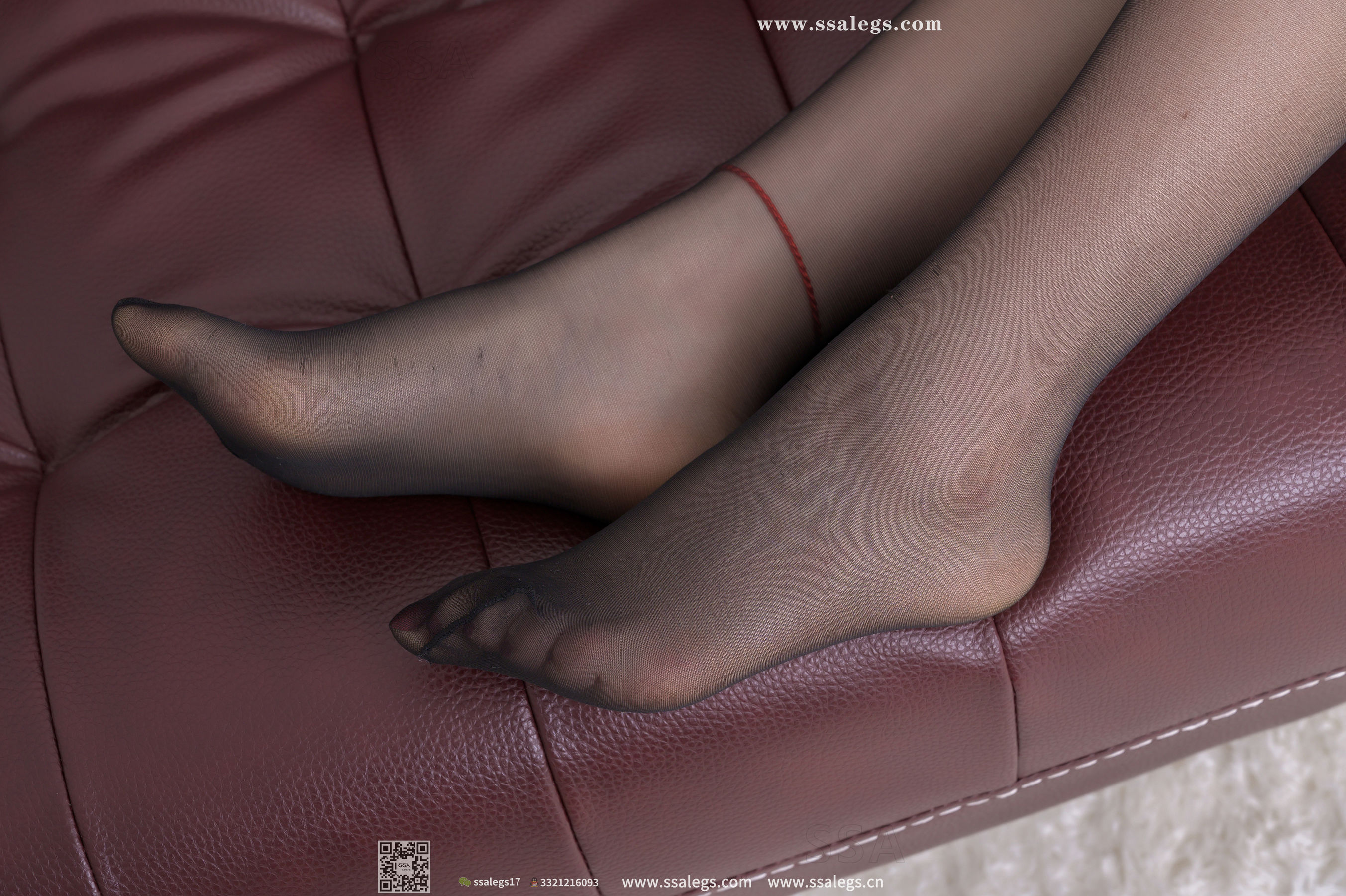 [SSA丝社]超清写真 No.315 蜜桃 蜜桃臀的诱惑黑丝写真  第3张