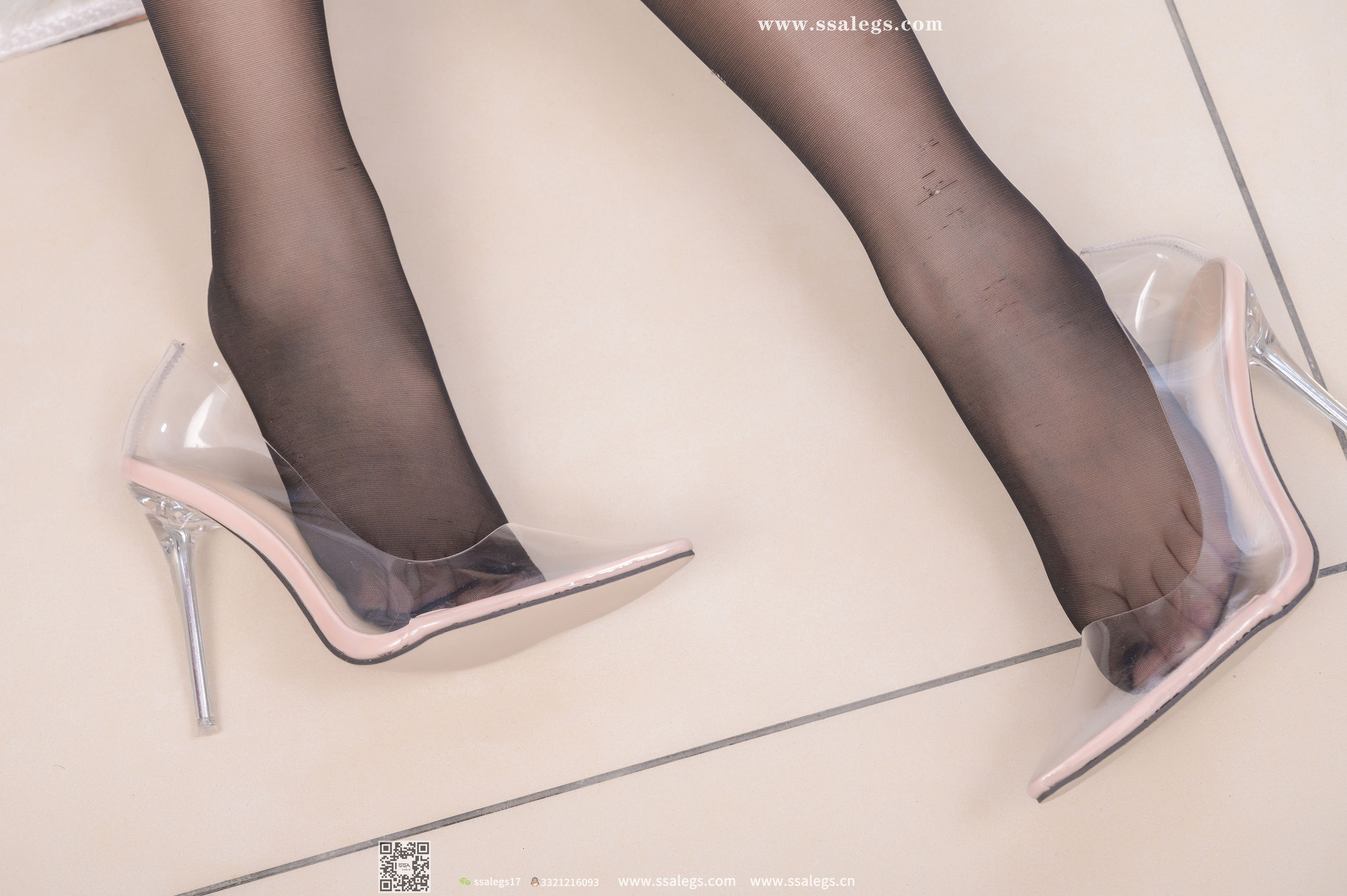 [SSA丝社]超清写真 No.360 小鹿 春风拂面的妩媚黑丝(下)  第21张