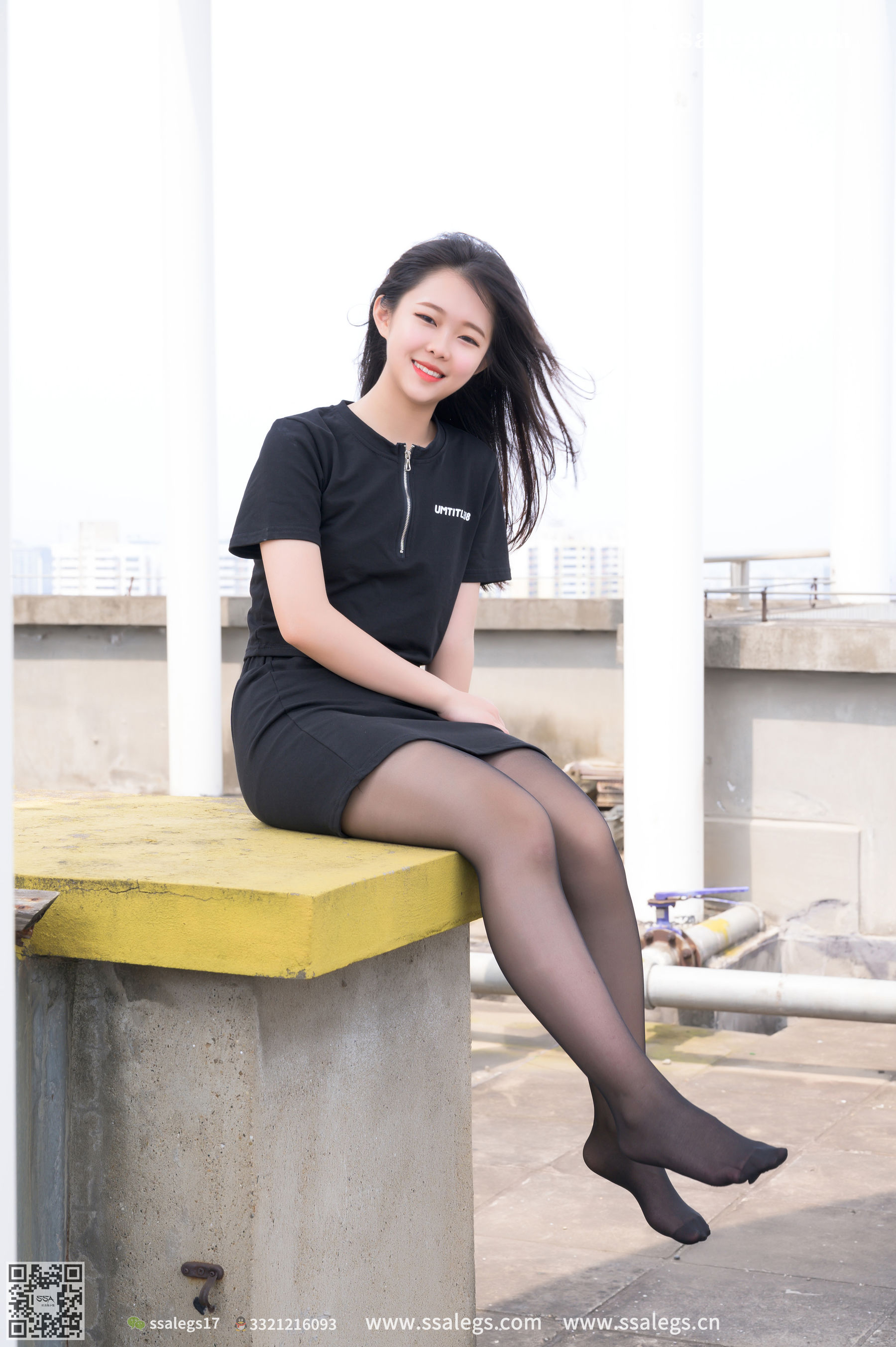 [SSA丝社]超清写真 No.361 点点 居家&amp;天台少女  第125张